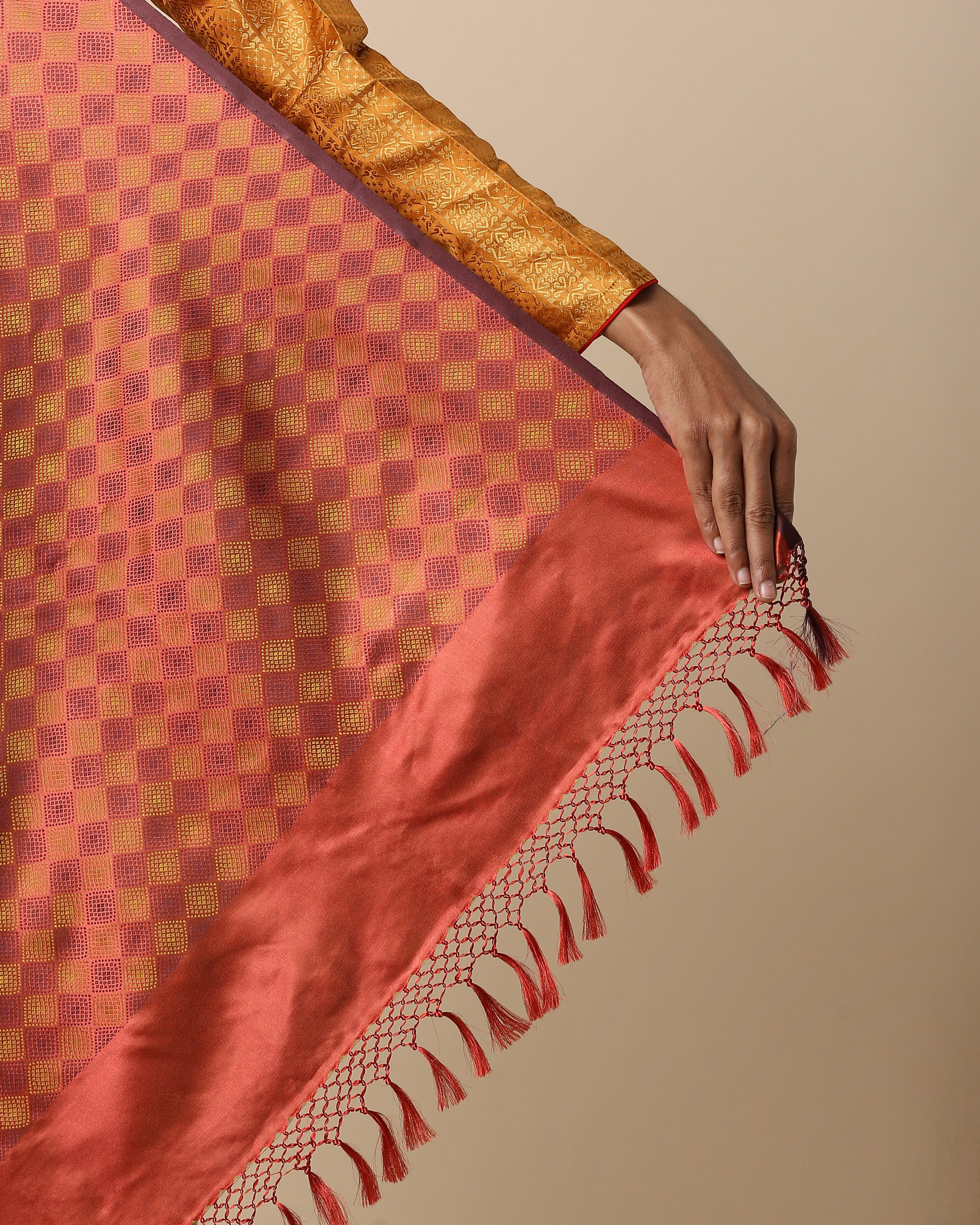 Martha Banarasi Tanchoi Silk Saree