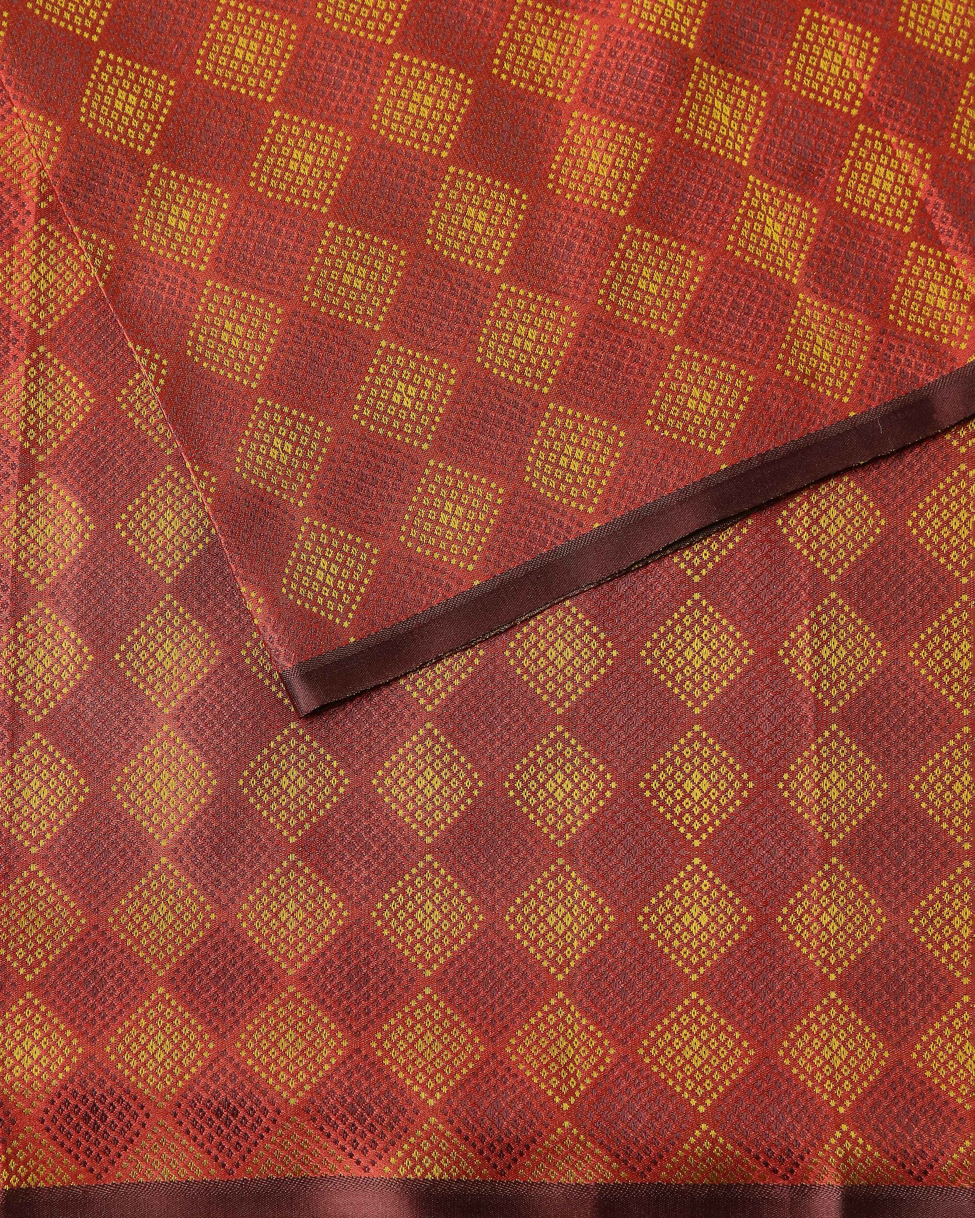 Martha Banarasi Tanchoi Silk Saree