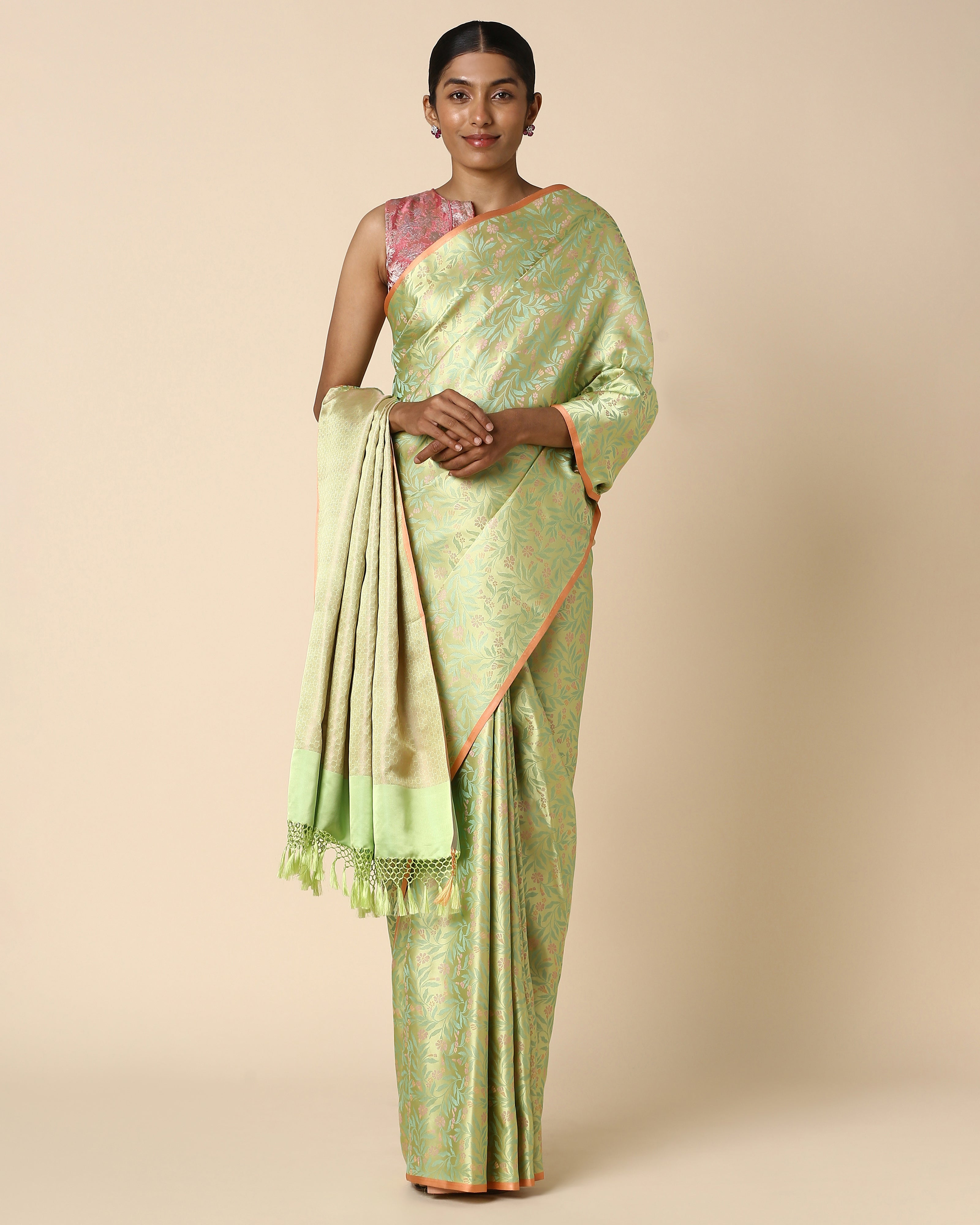 Aroh Banarasi Tanchoi Silk Saree