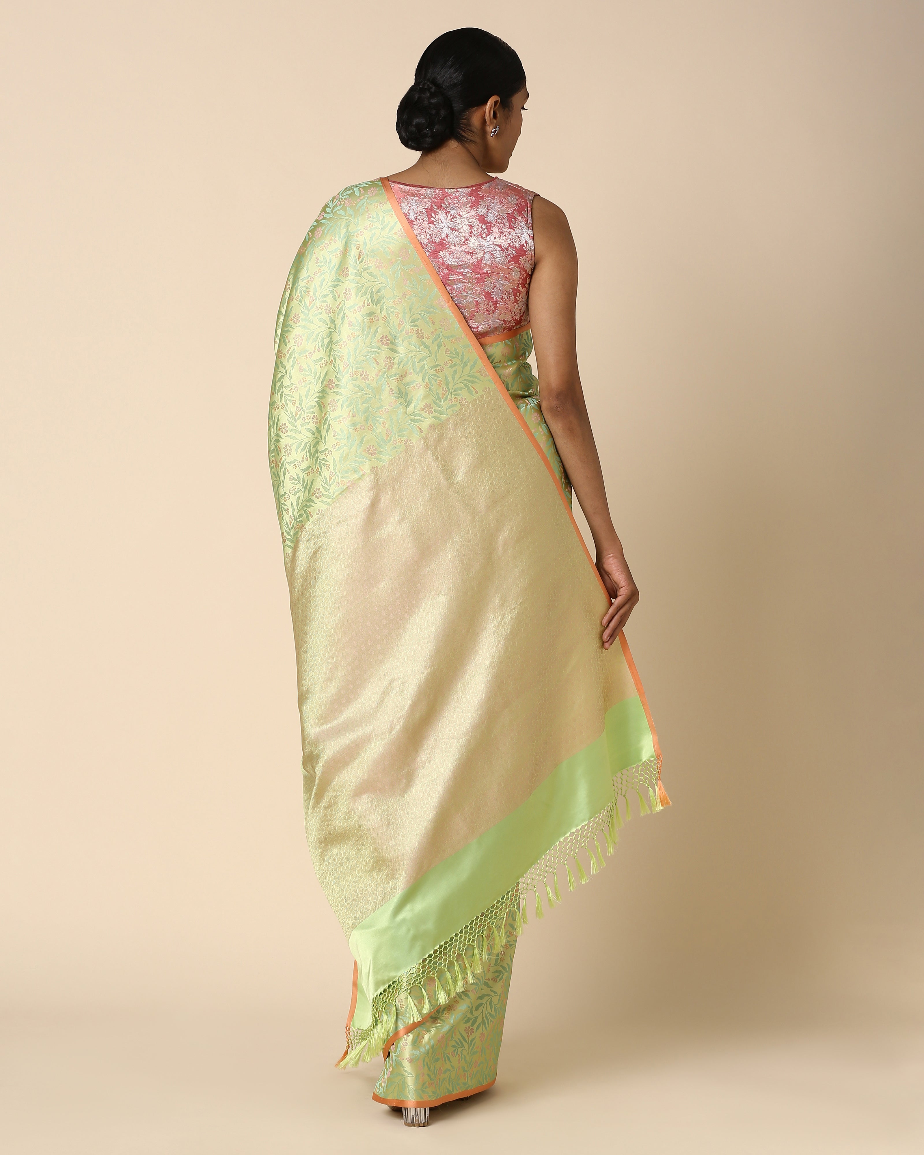 Aroh Banarasi Tanchoi Silk Saree