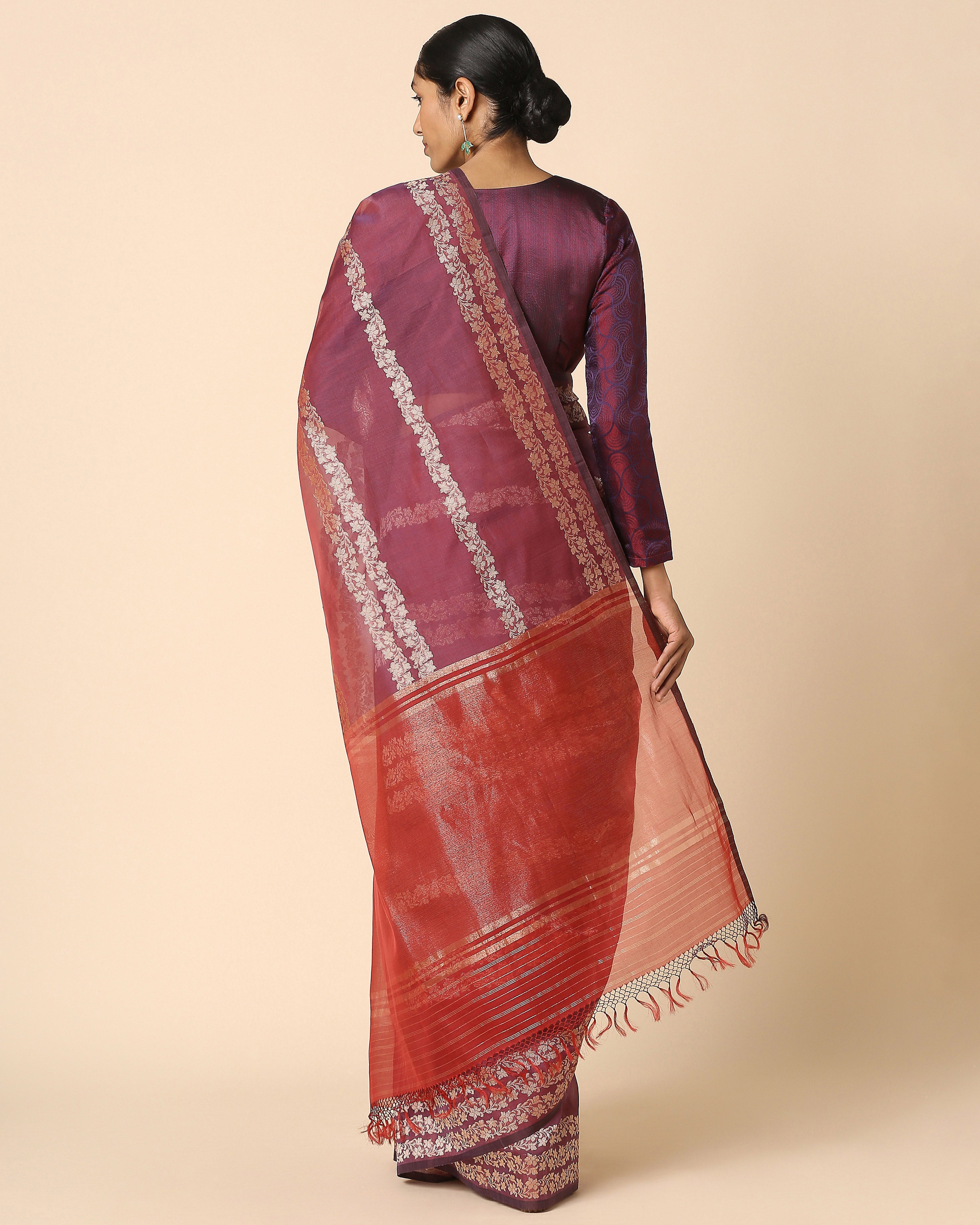 Oomna Banarasi Kadwa Silk Cotton Saree