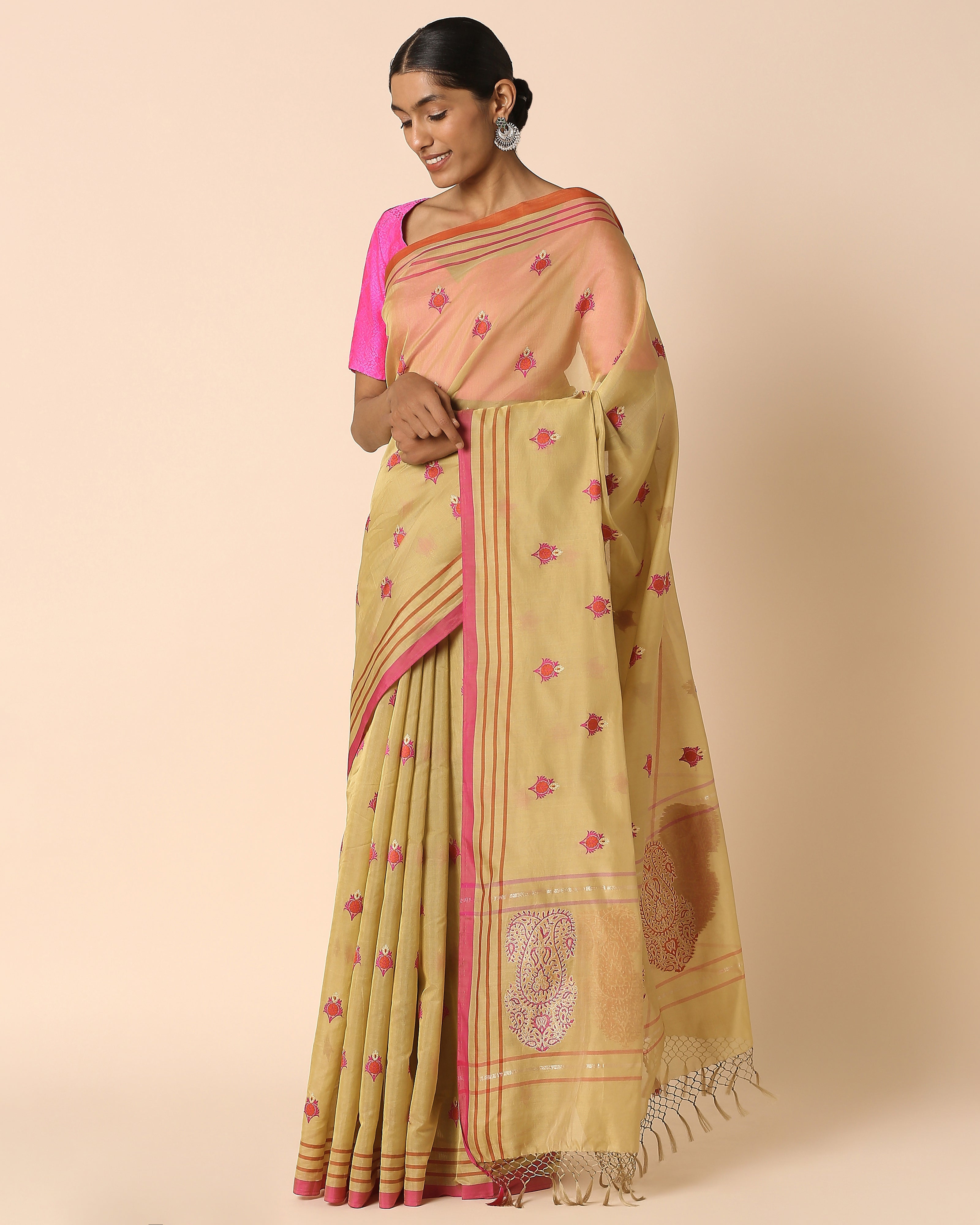 Reini Banarasi Kadwa Silk Saree