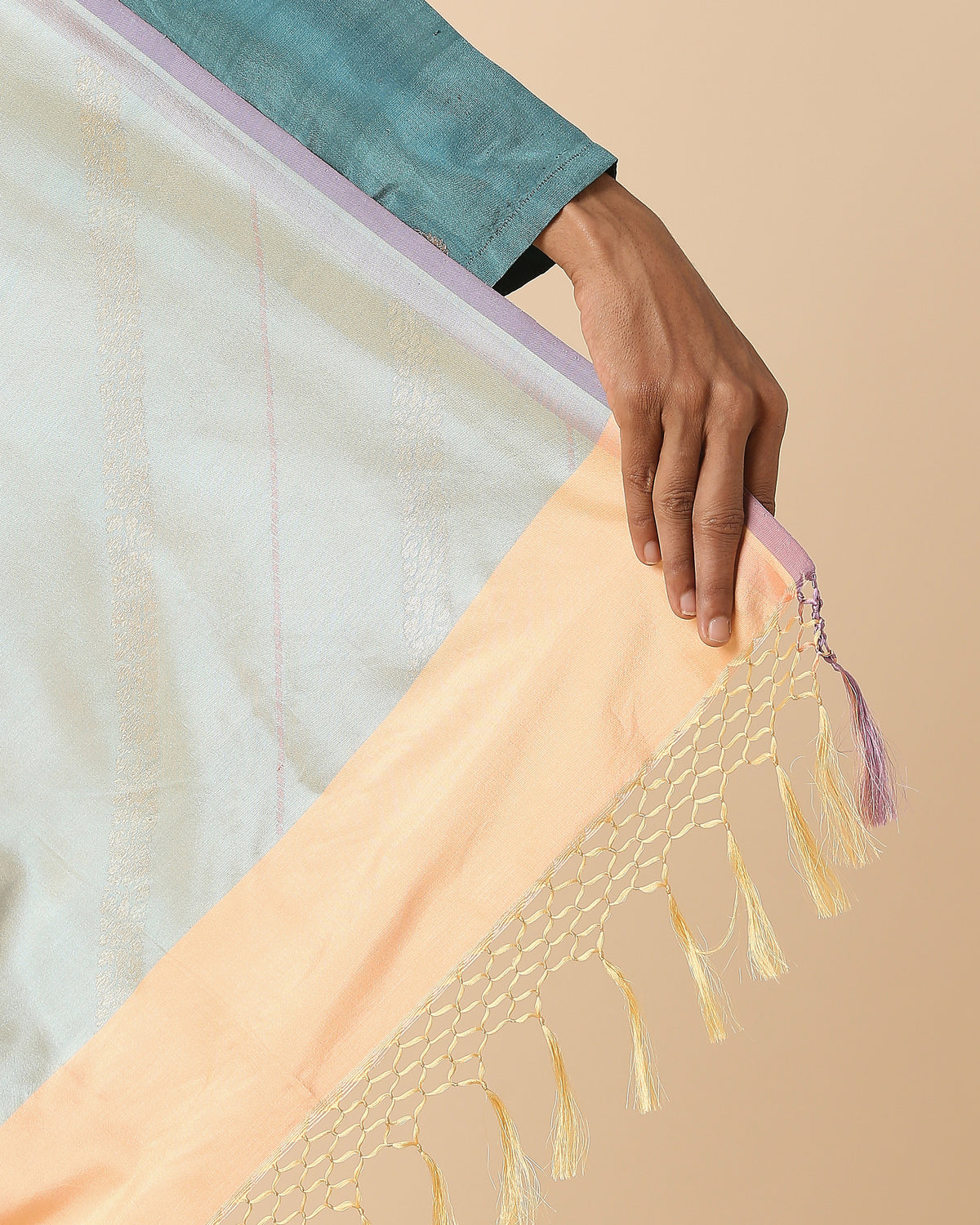 Amazni Banarasi Jamdani Silk Saree
