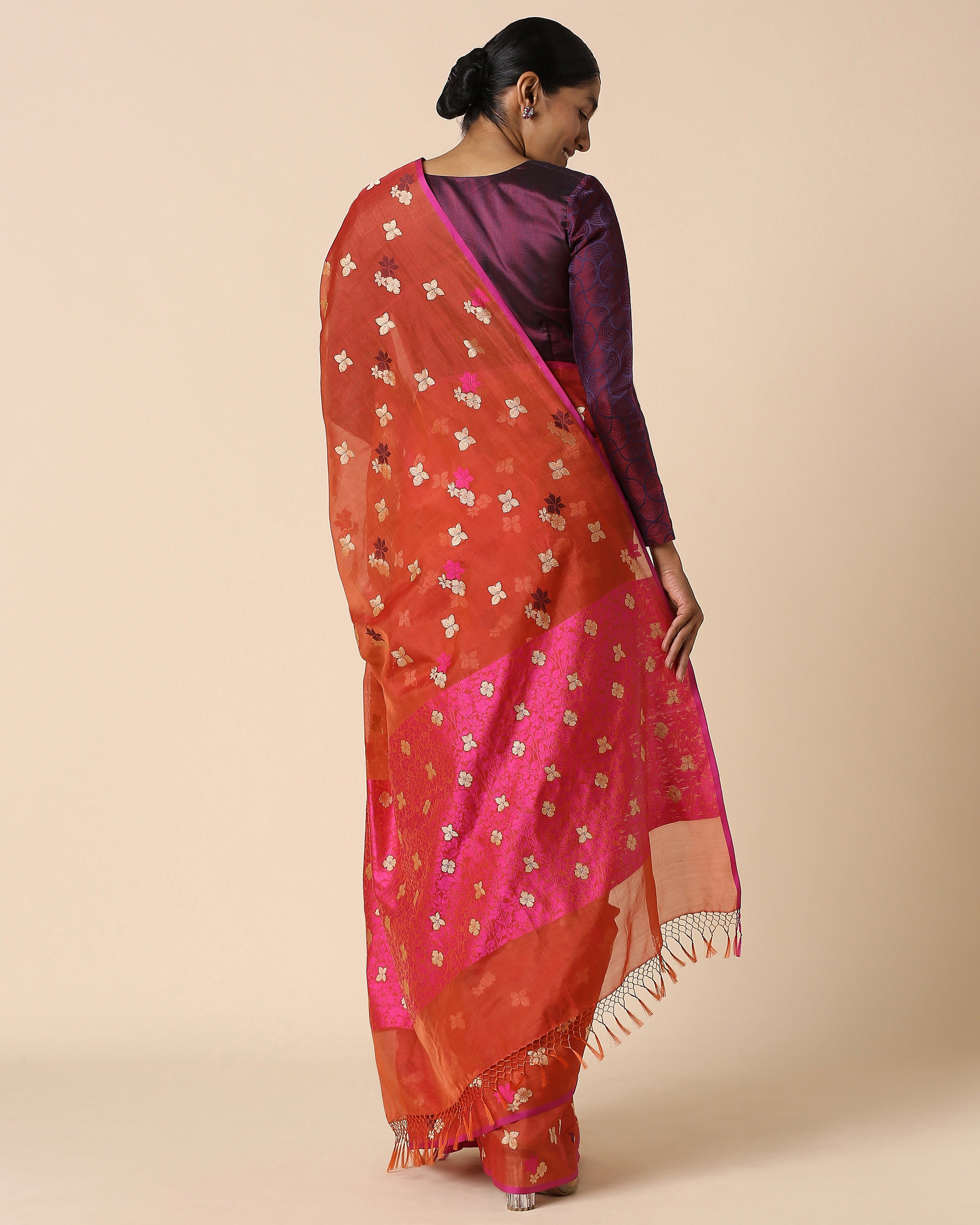 Naru Banarasi Kadwa Silk Cotton Saree