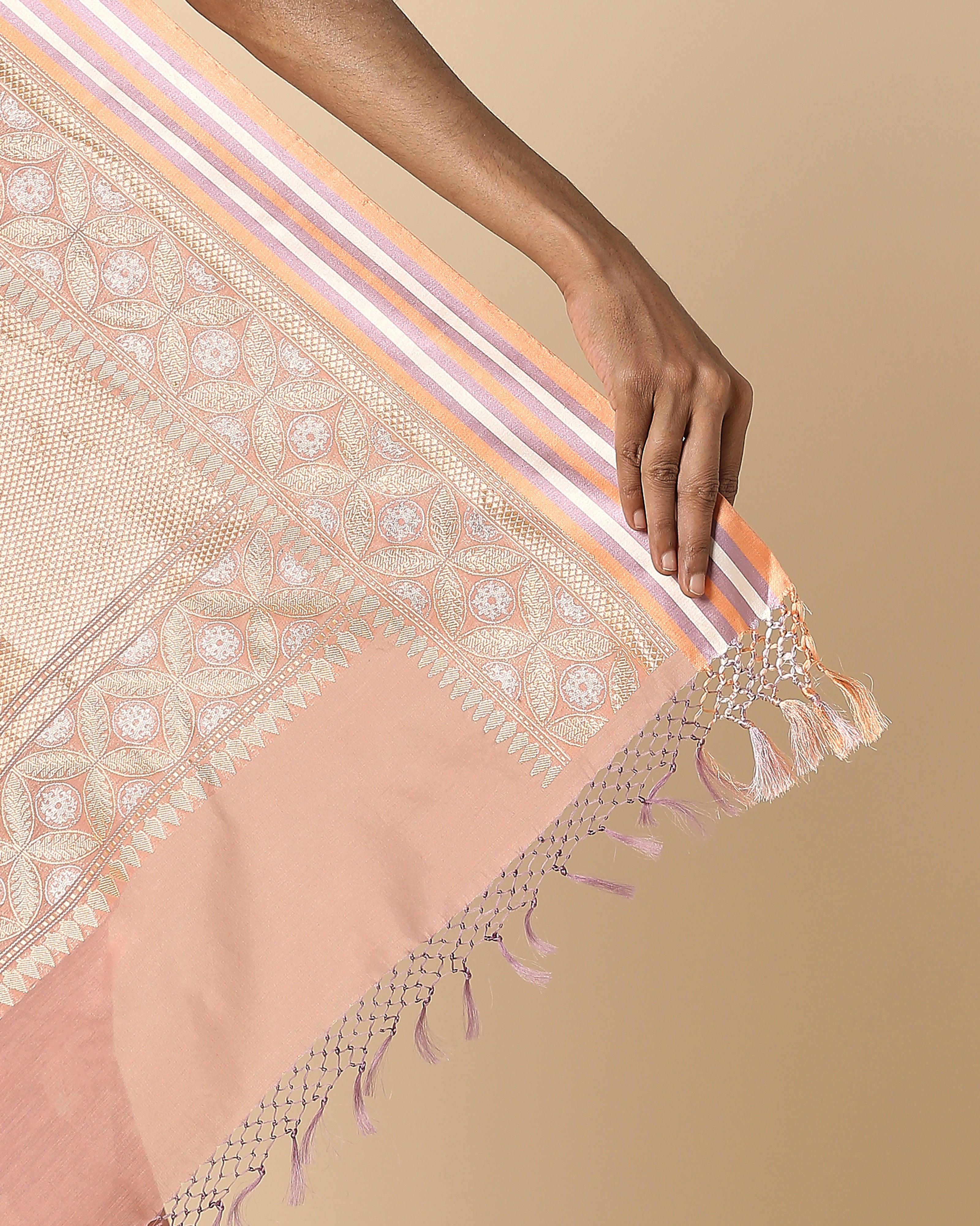 Tanzi Banarasi Kadwa Silk Cotton Saree