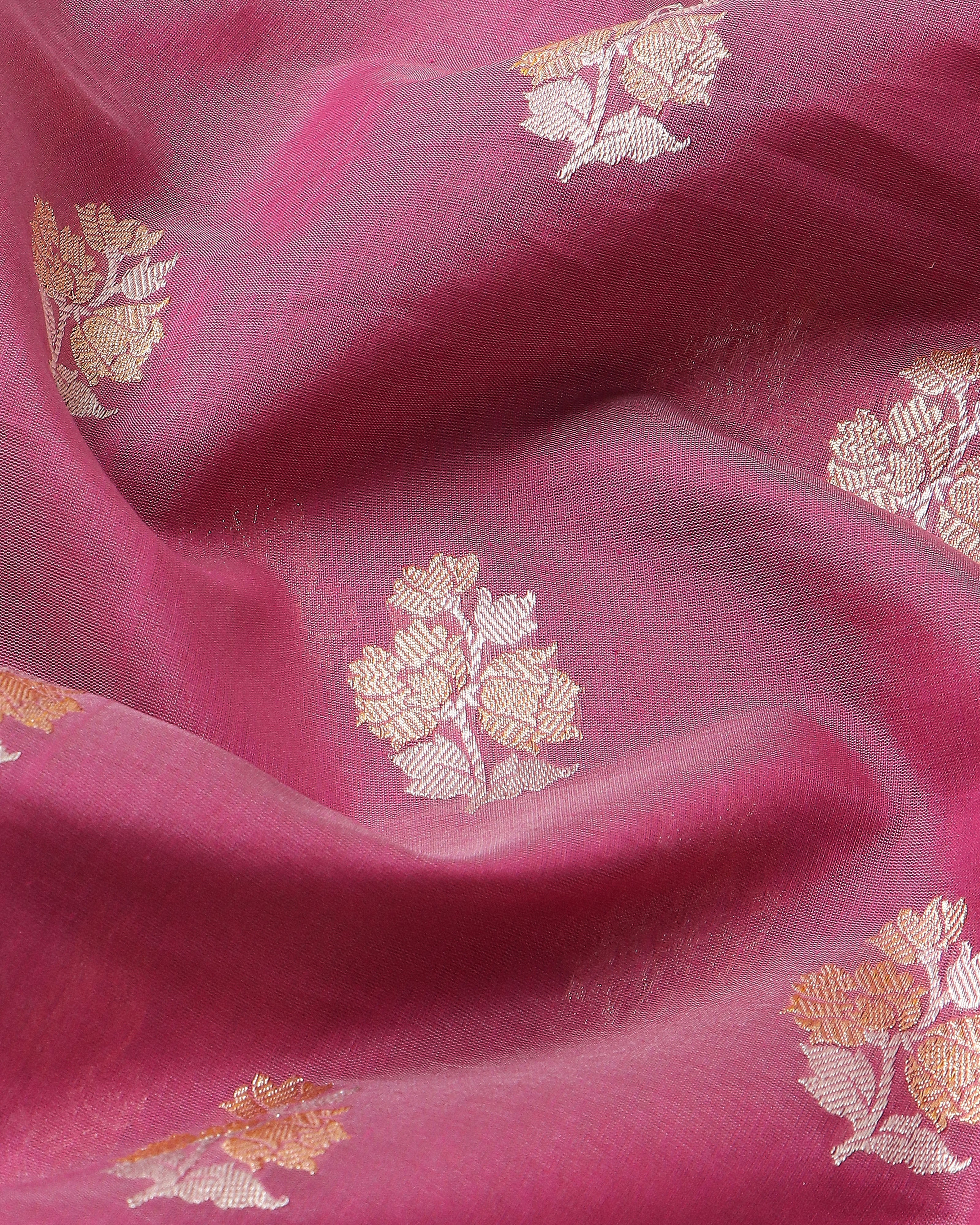 Tanzi Banarasi Kadwa Silk Cotton Saree