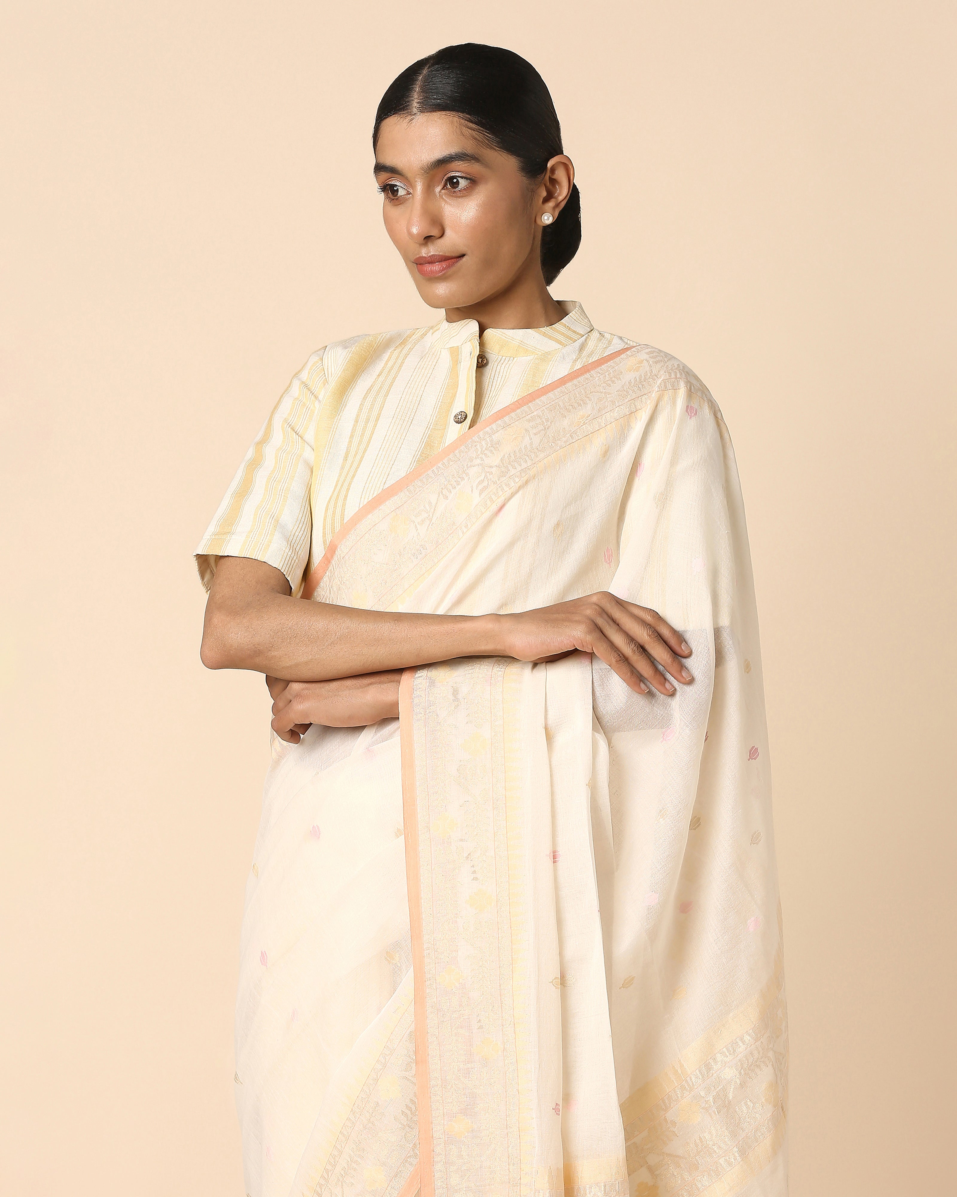 Shreenika Banarasi Kadwa Cotton Saree