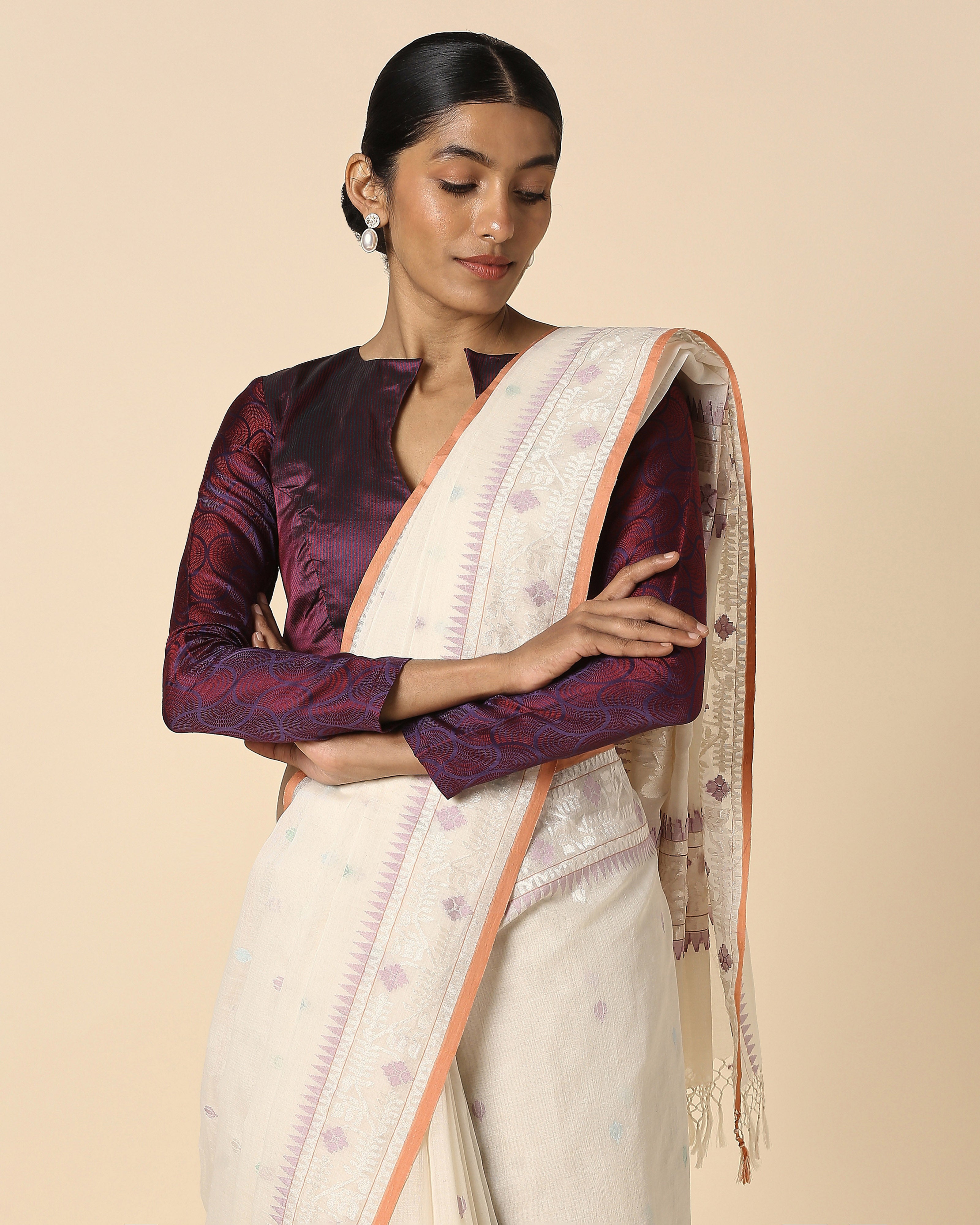 Shreenika Banarasi Kadwa Cotton Saree