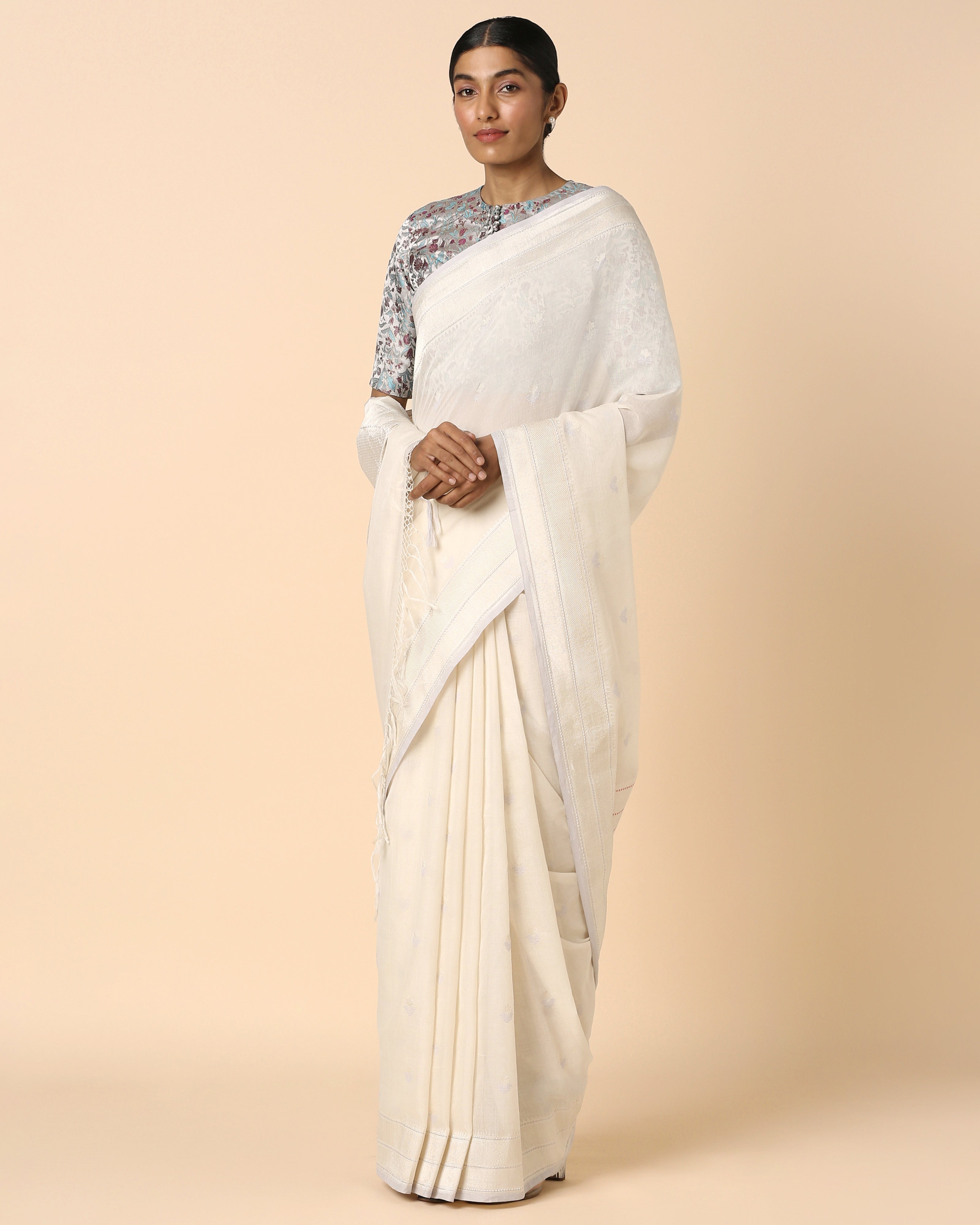 Parnika Banarasi Kadwa Cotton Saree