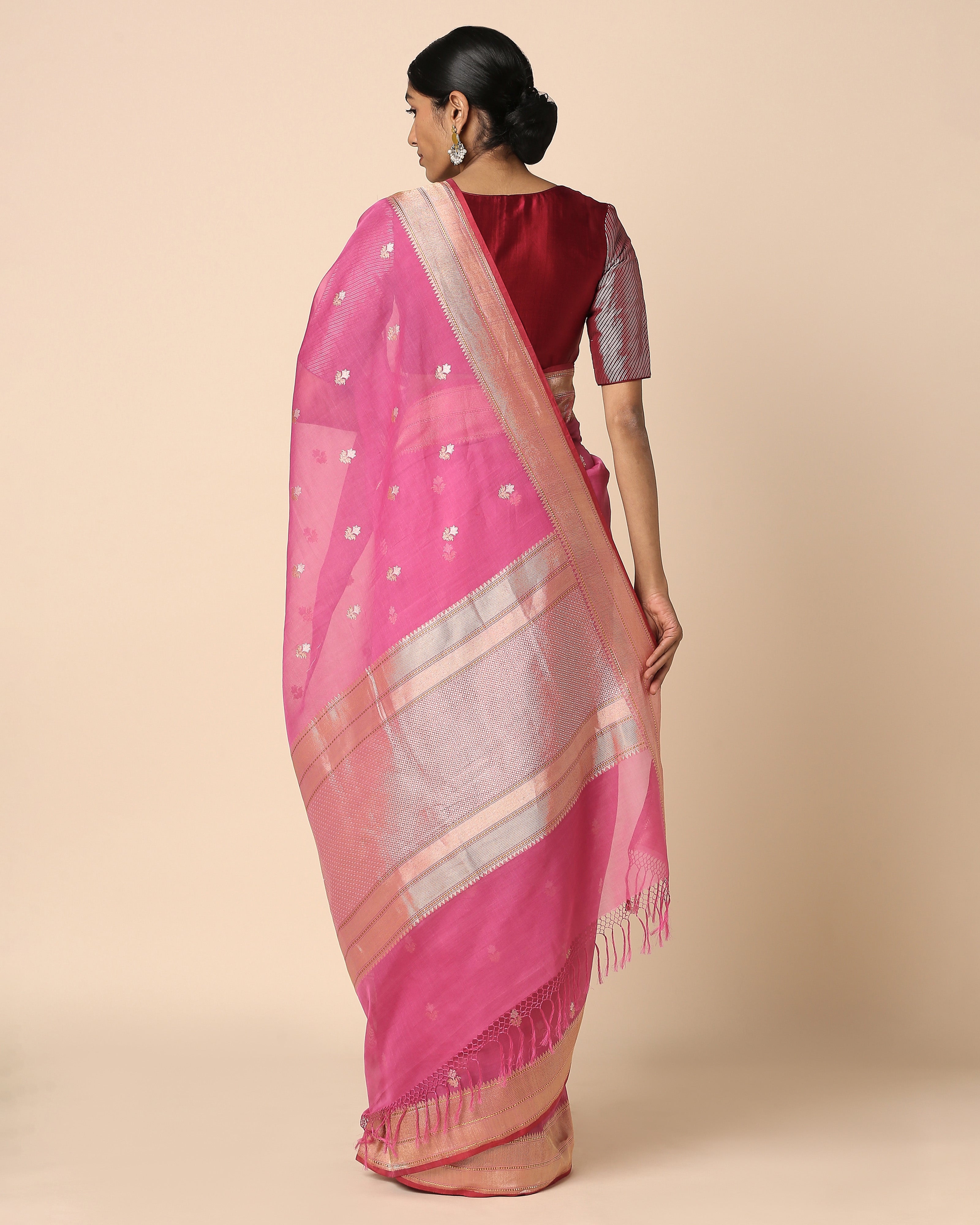 Parnika Banarasi Kadwa Cotton Saree