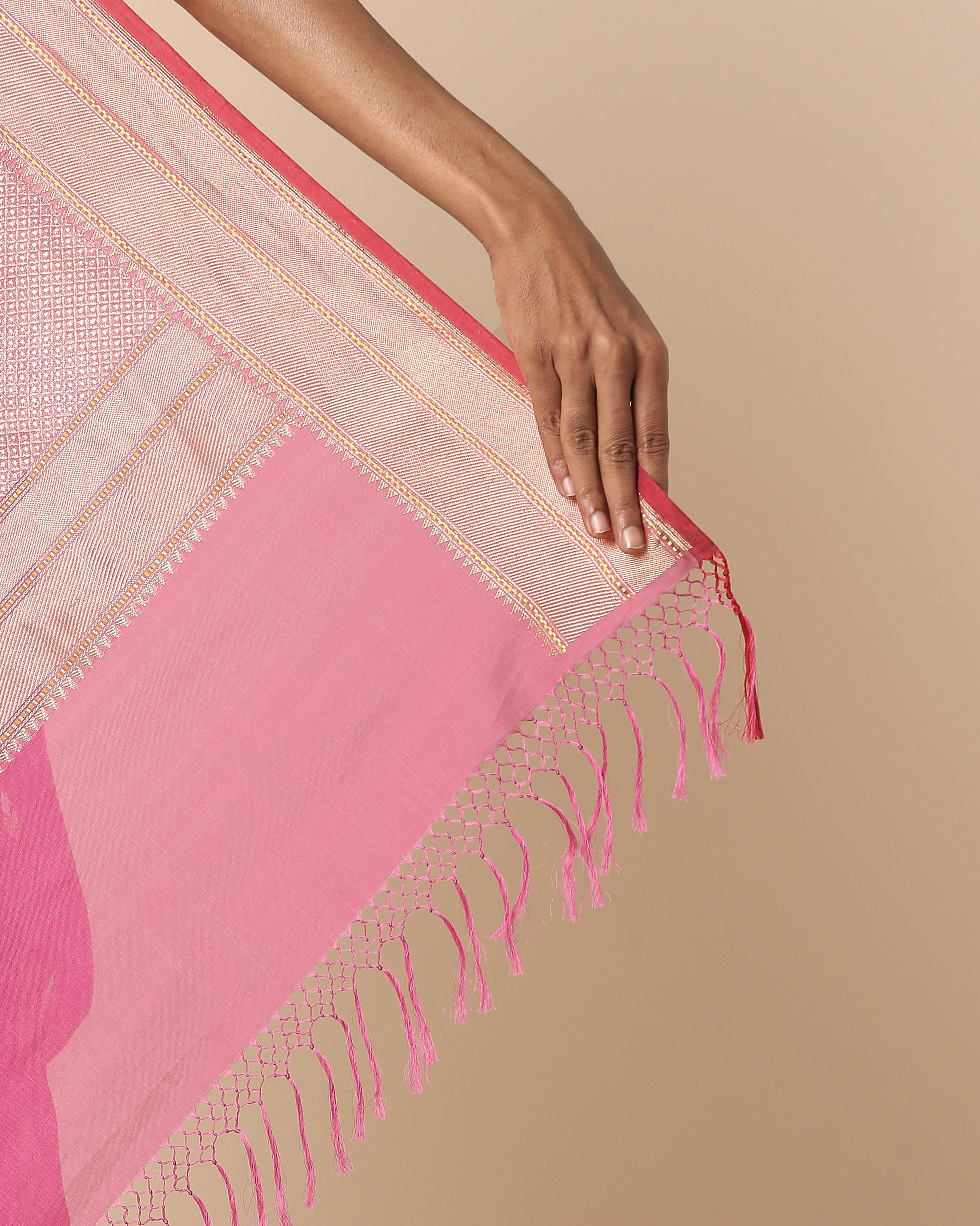 Parnika Banarasi Kadwa Cotton Saree