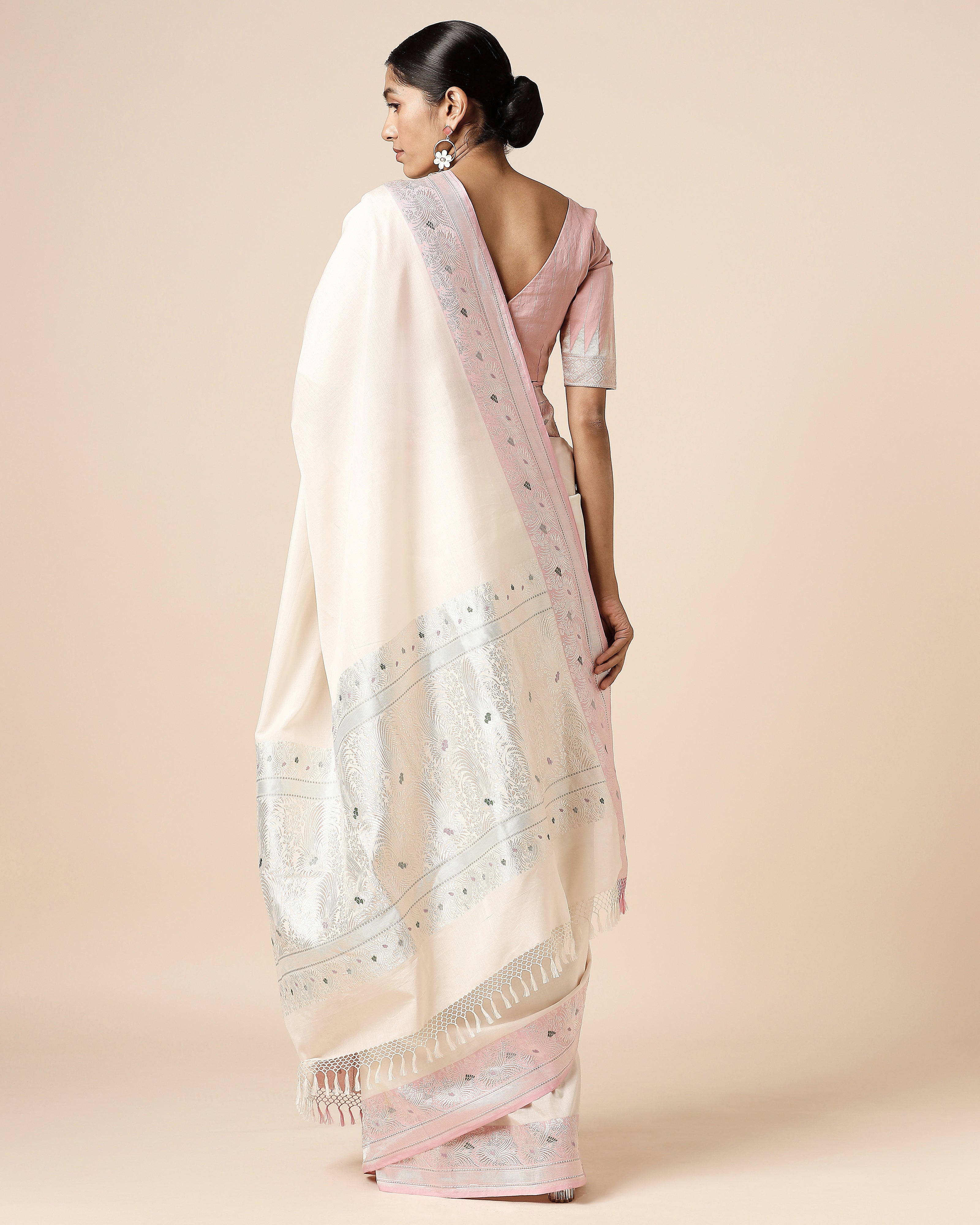 Mandara Banarasi Kadwa Cotton Saree