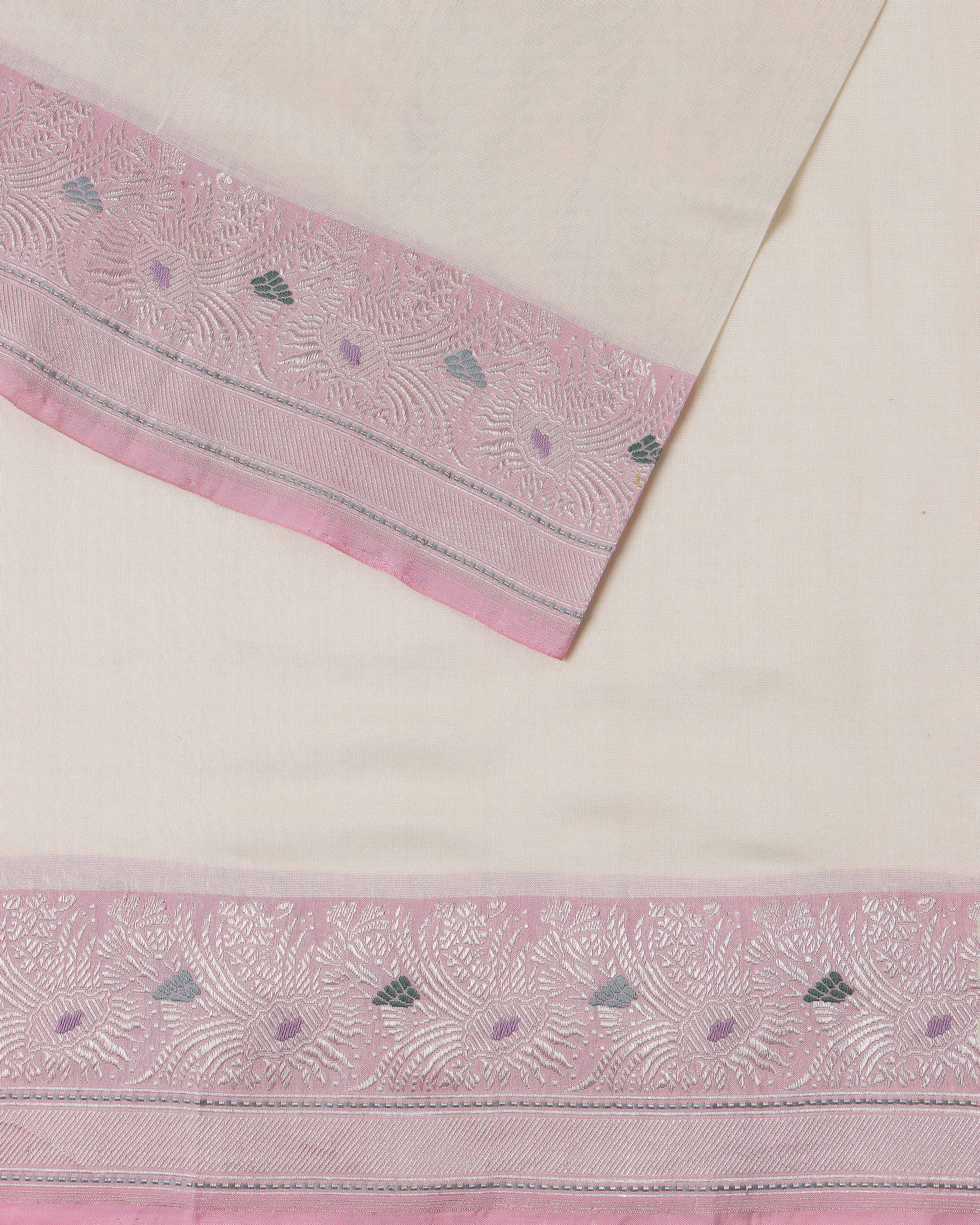 Mandara Banarasi Kadwa Cotton Saree
