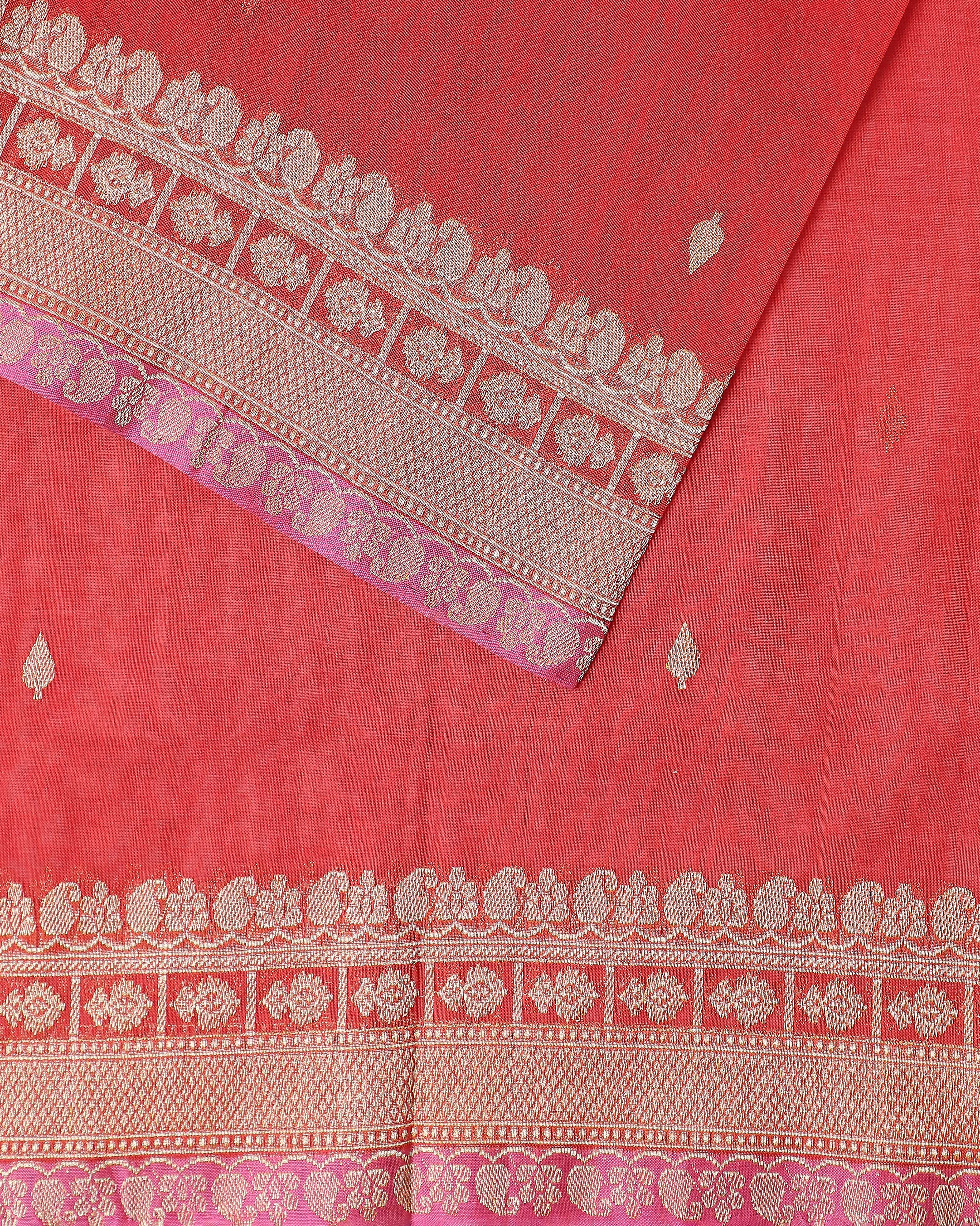 Atiana Banarasi Kadwa Cotton Saree