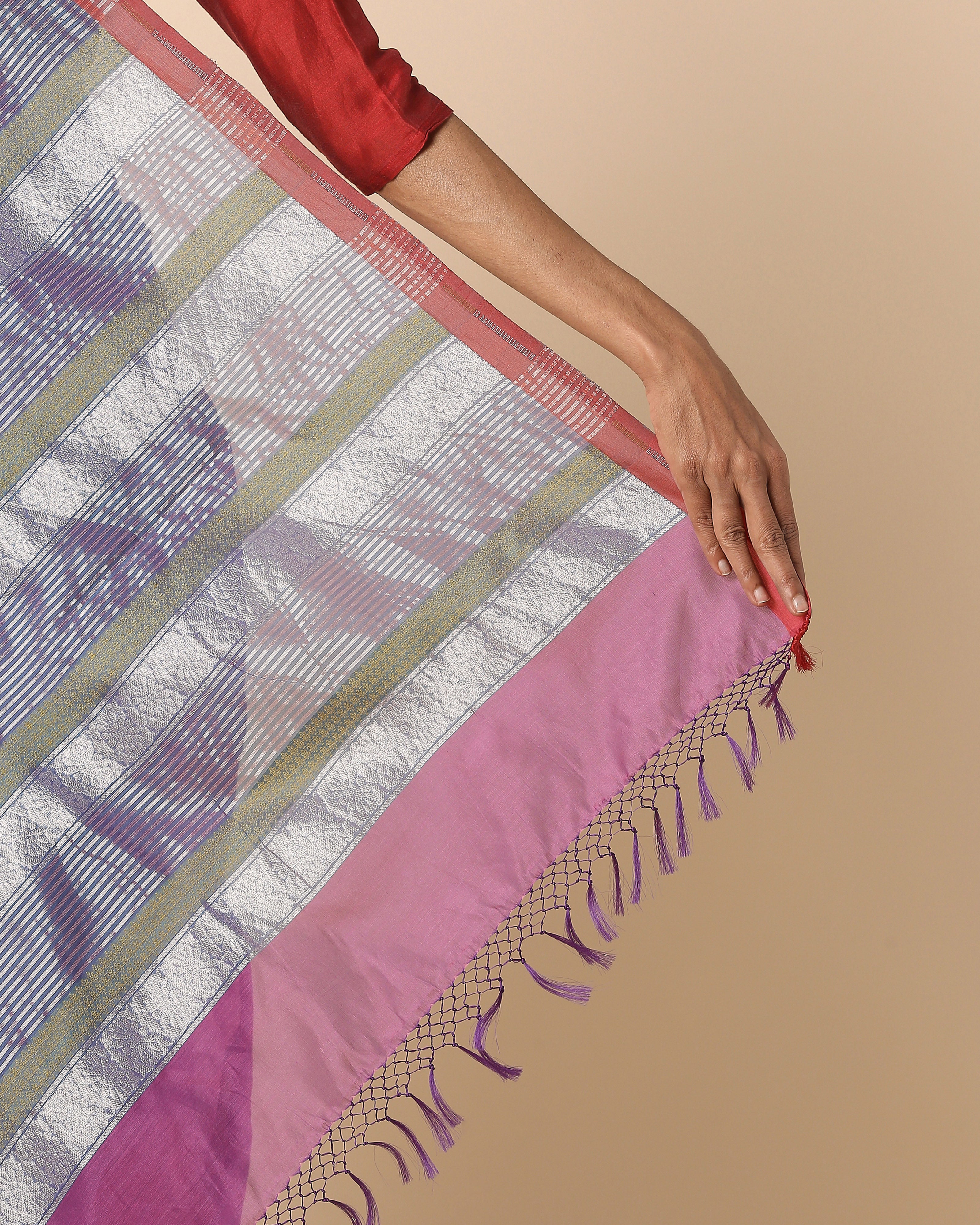 Anisha Banarasi Fekwa Silk Cotton Saree