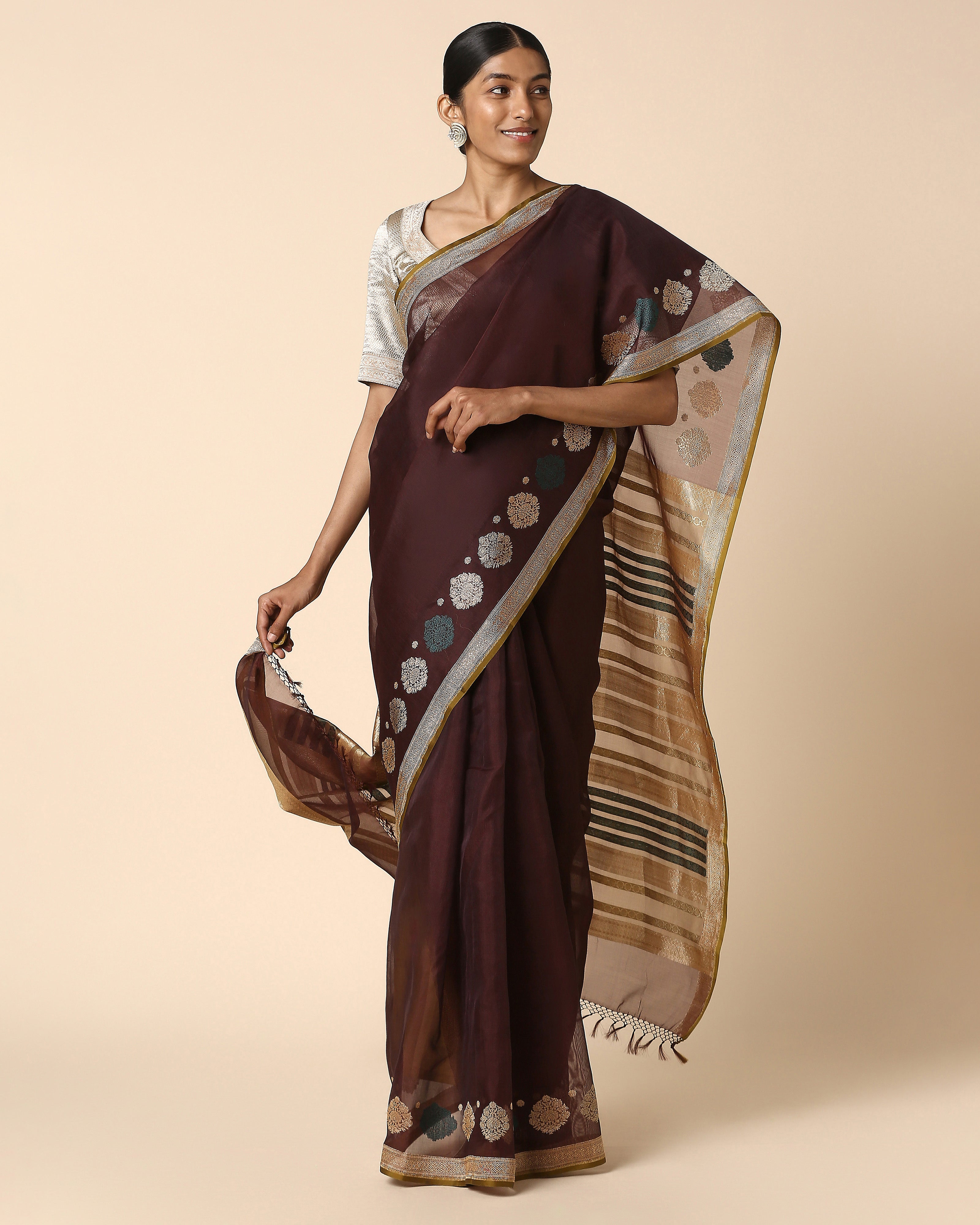 Hema Banarasi Kadwa Cotton Saree
