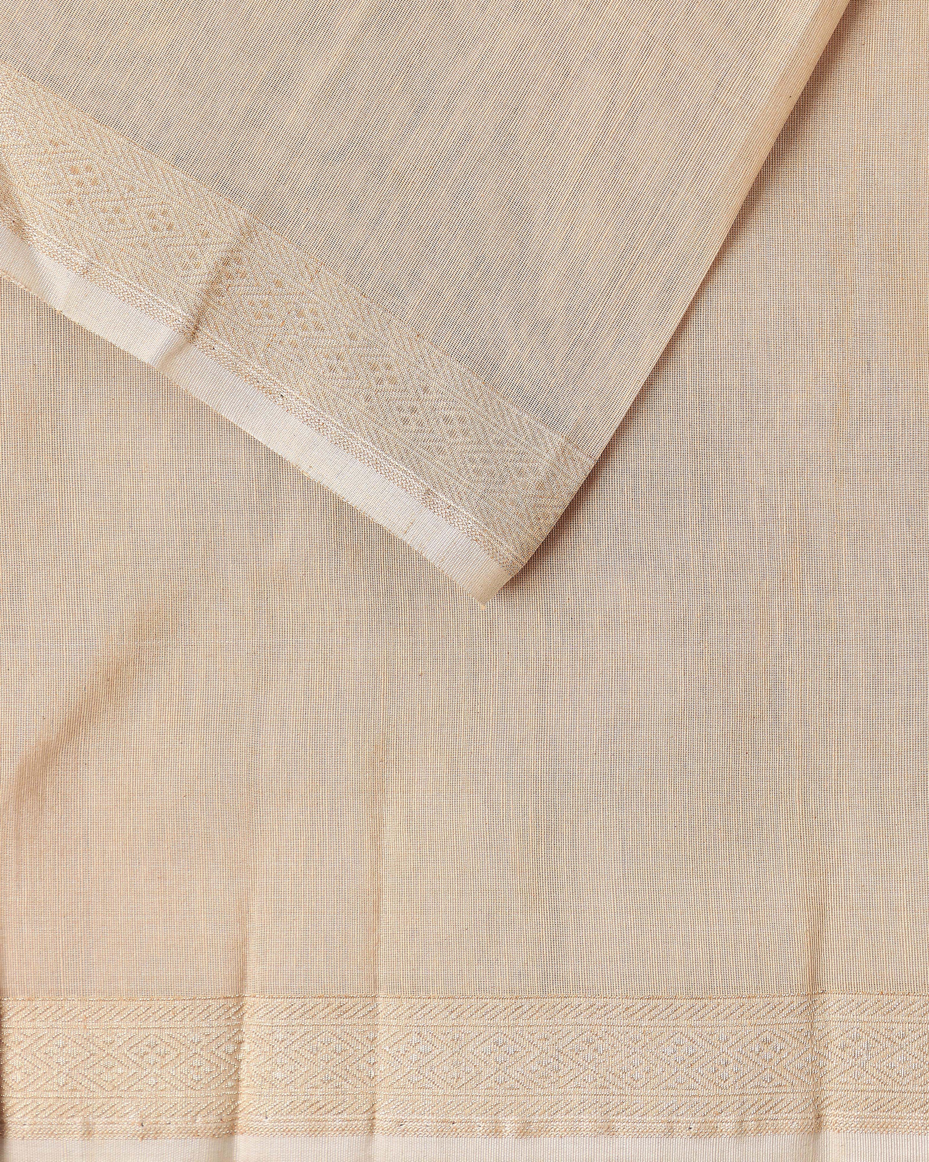 Hema Banarasi Kadwa Brown Cotton Saree