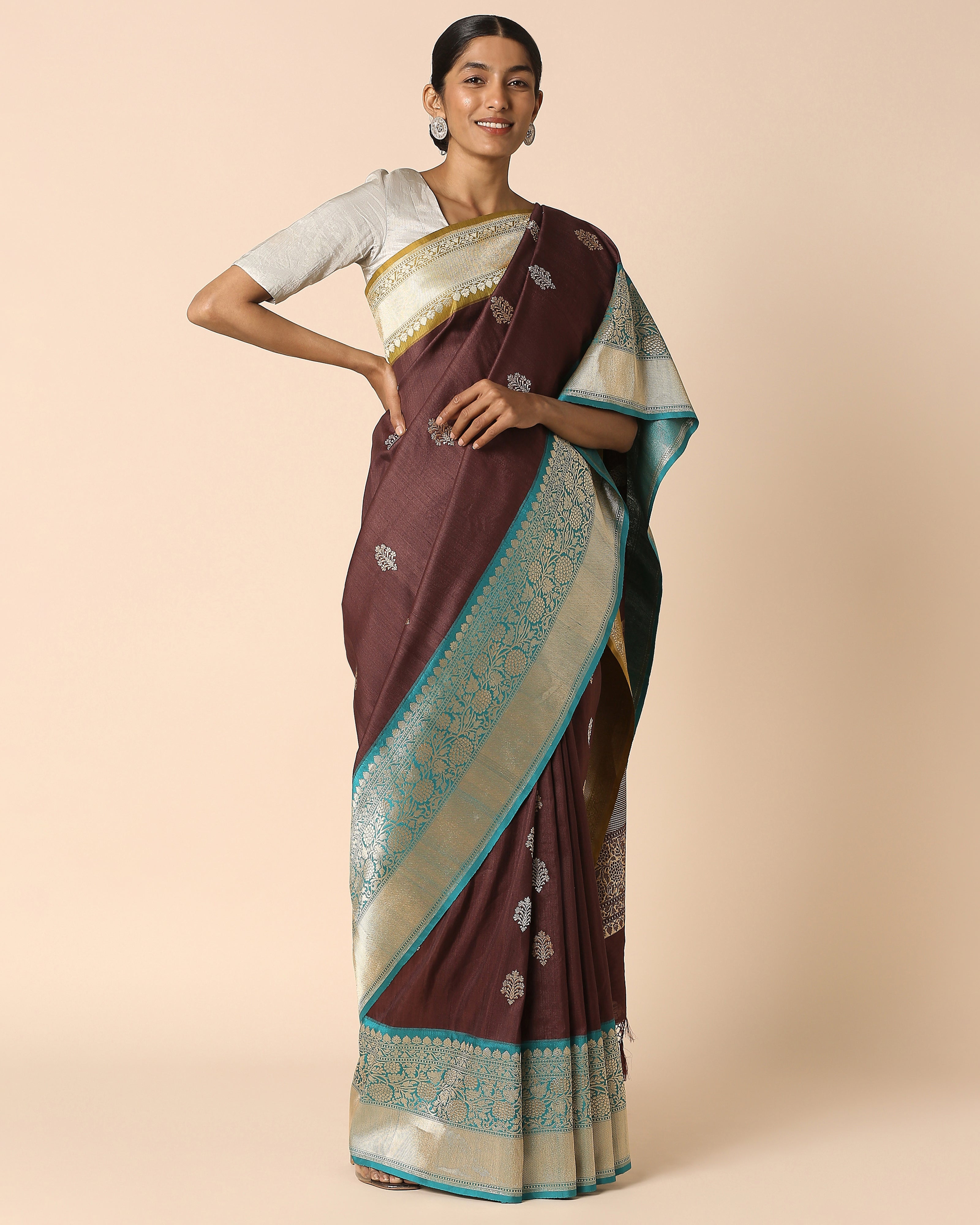 Sarva Banarasi Kadwa Silk Saree