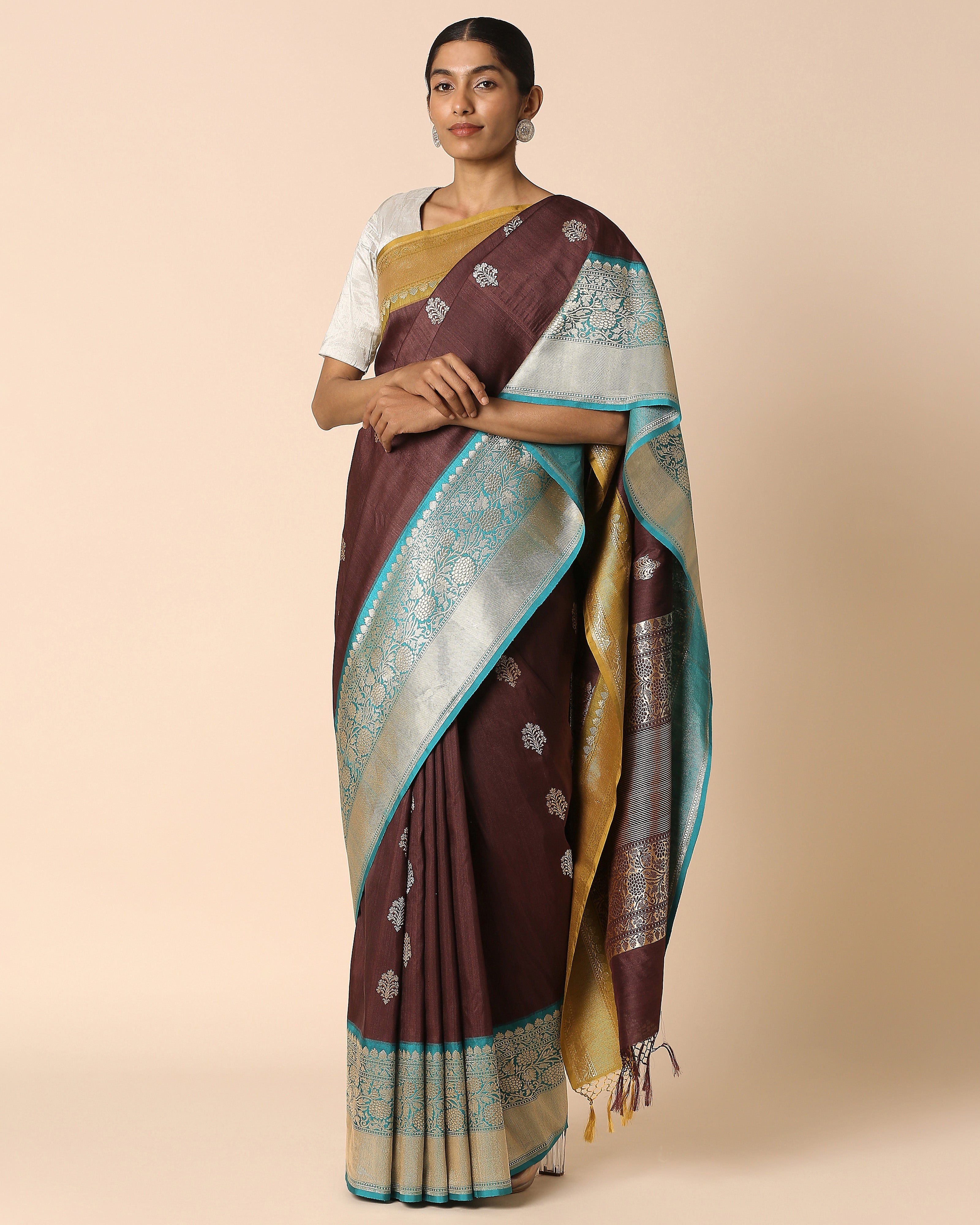 Sarva Banarasi Kadwa Silk Saree