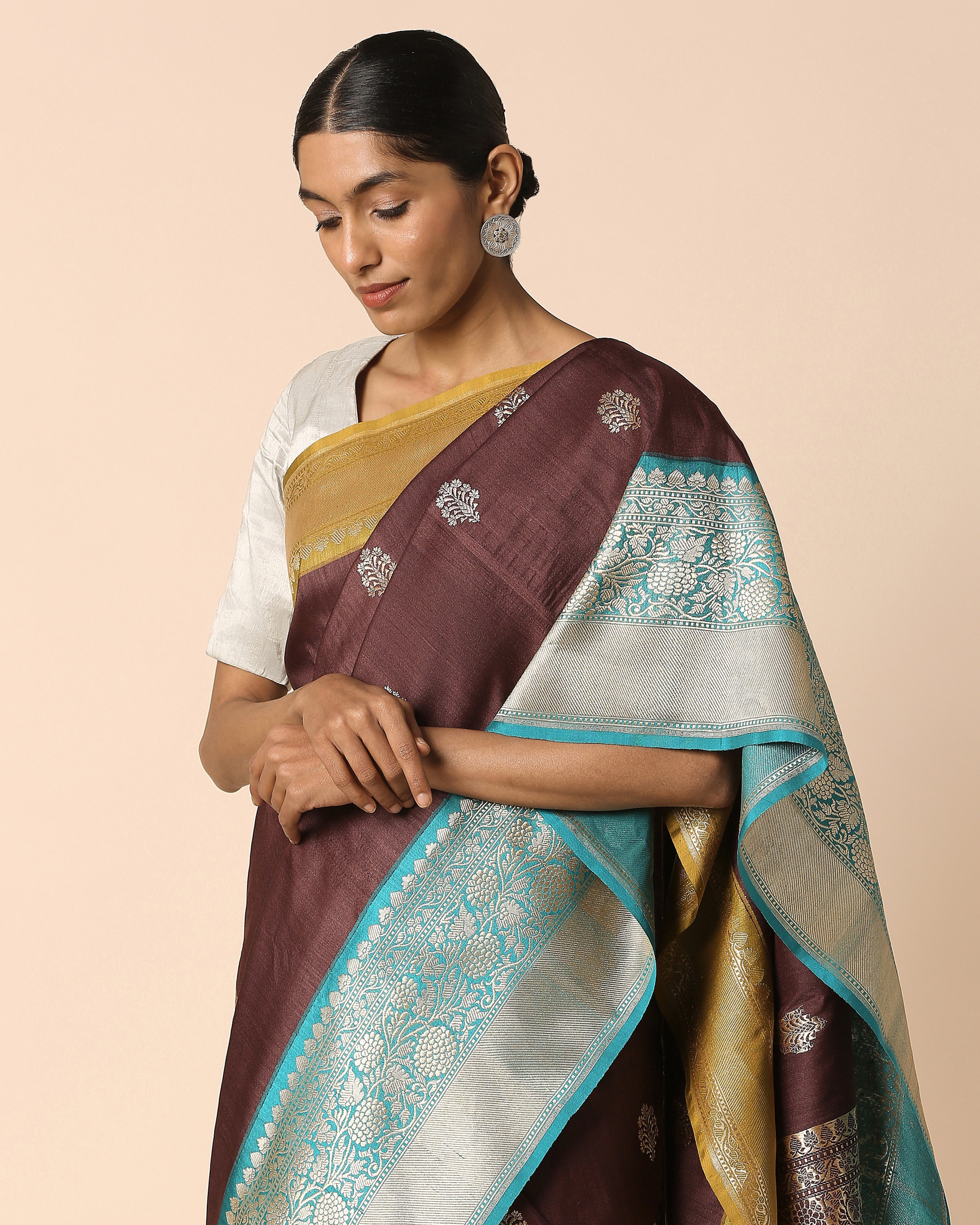 Sarva Banarasi Kadwa Silk Saree