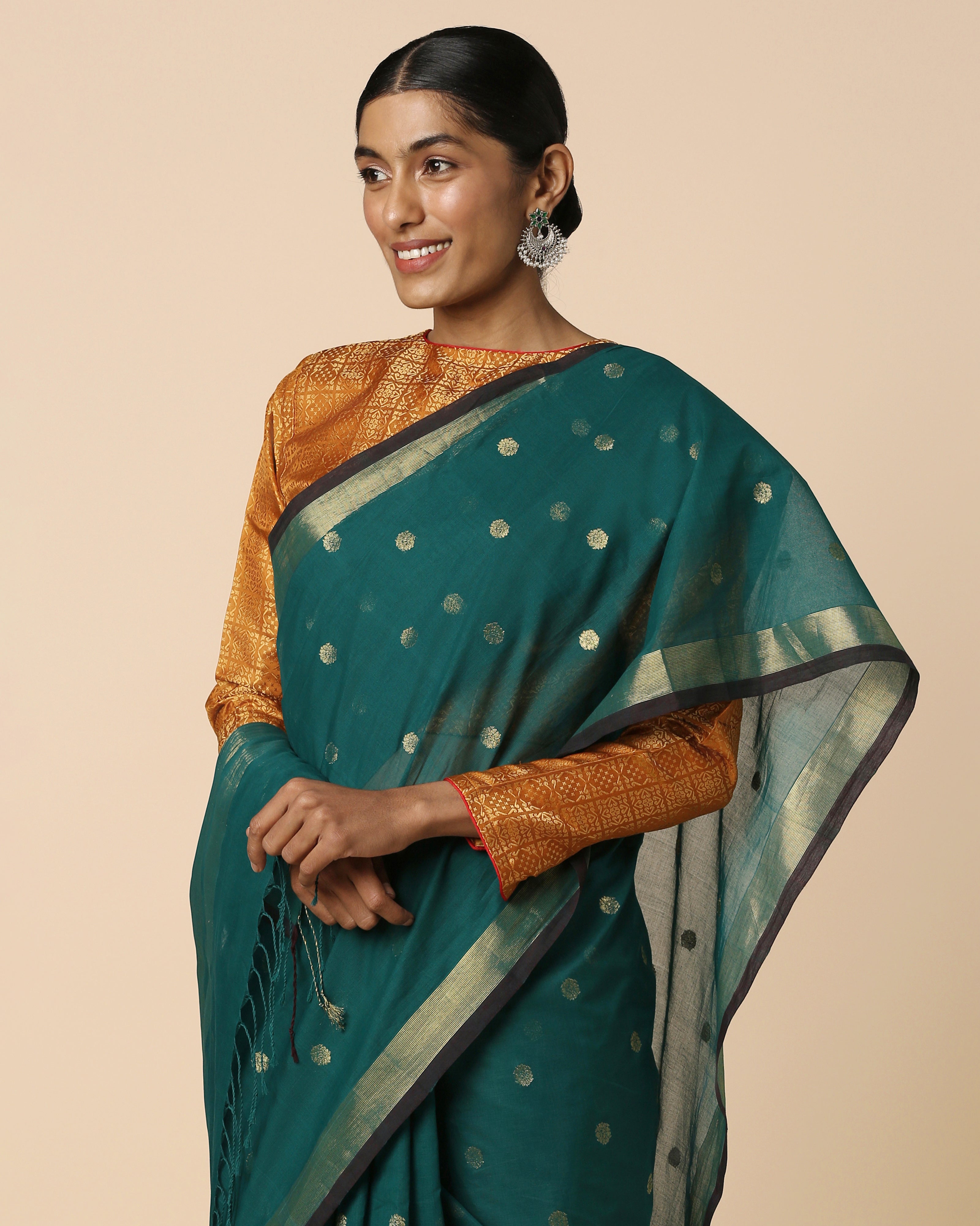 Sierra Uppada Jamdani Cotton Saree