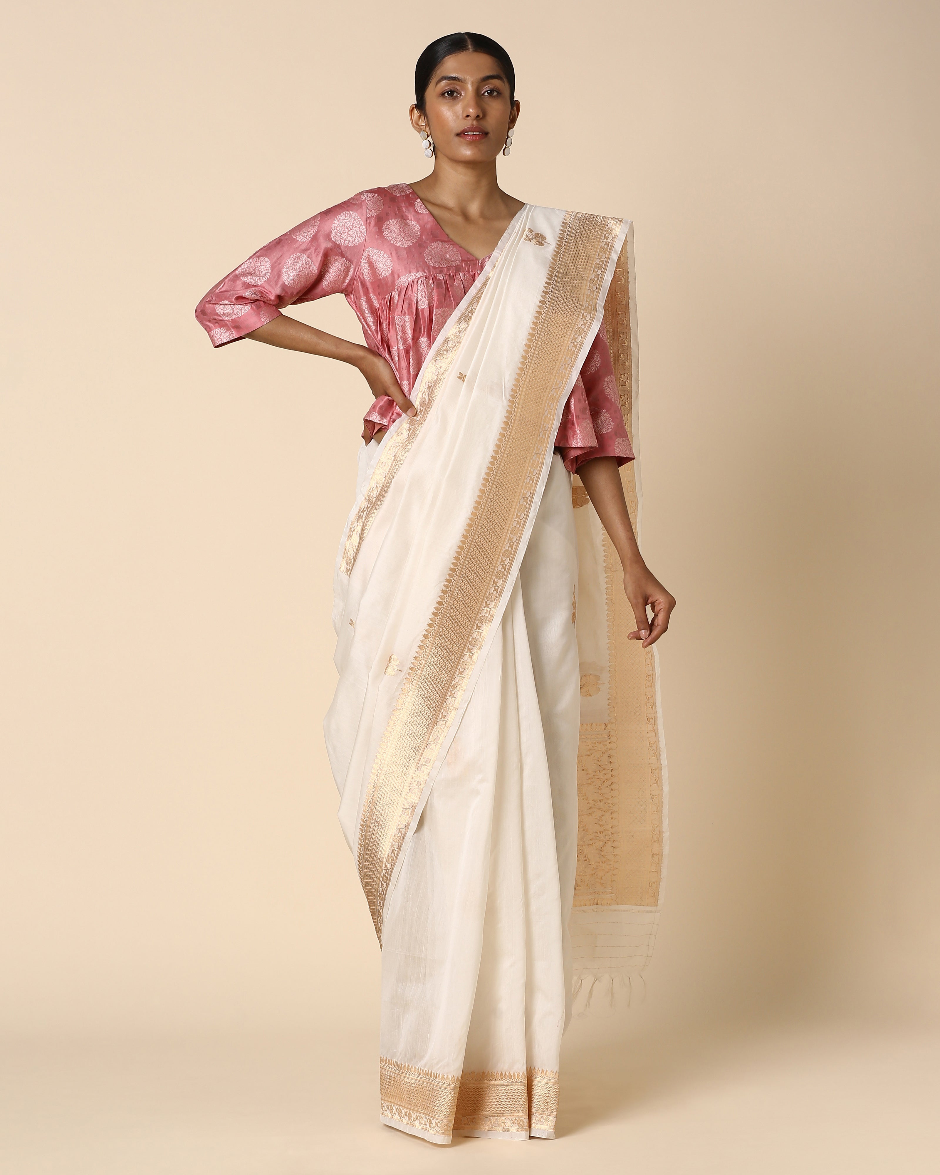 Prashi Banarasi Kadwa Silk Cotton Saree