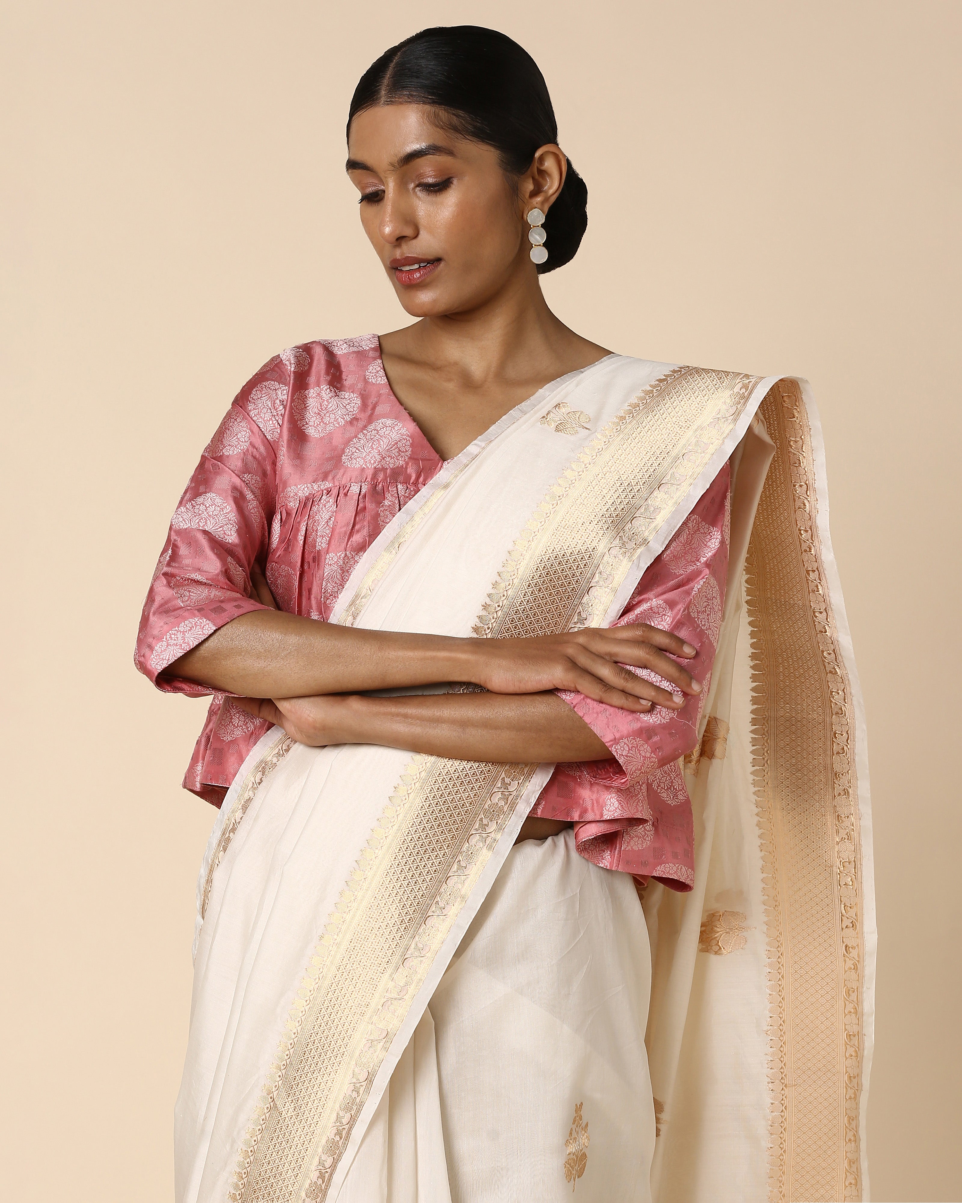 Prashi Banarasi Kadwa Silk Cotton Saree