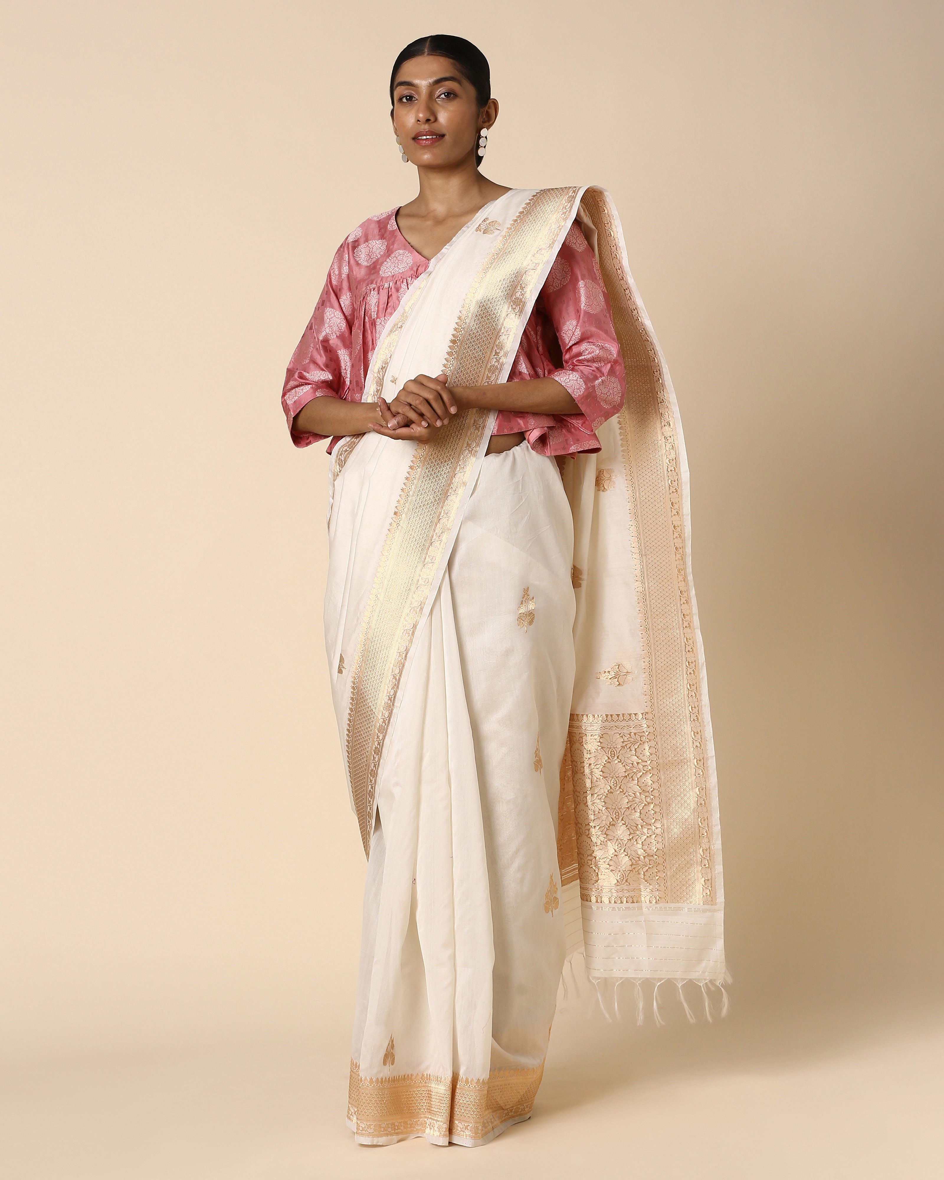 Prashi Banarasi Kadwa Silk Cotton Saree