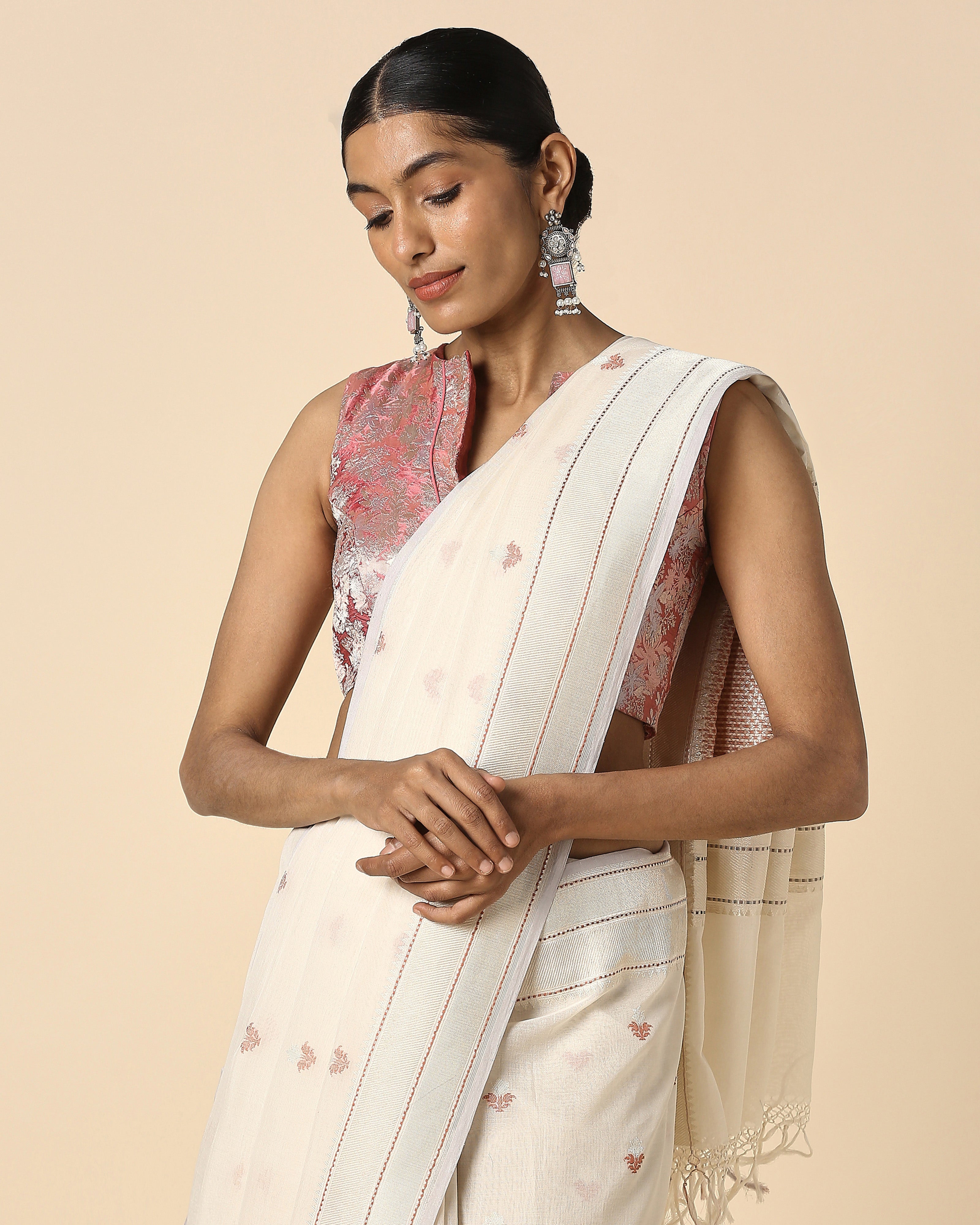 Parnika Banarasi Kadwa Cotton Saree