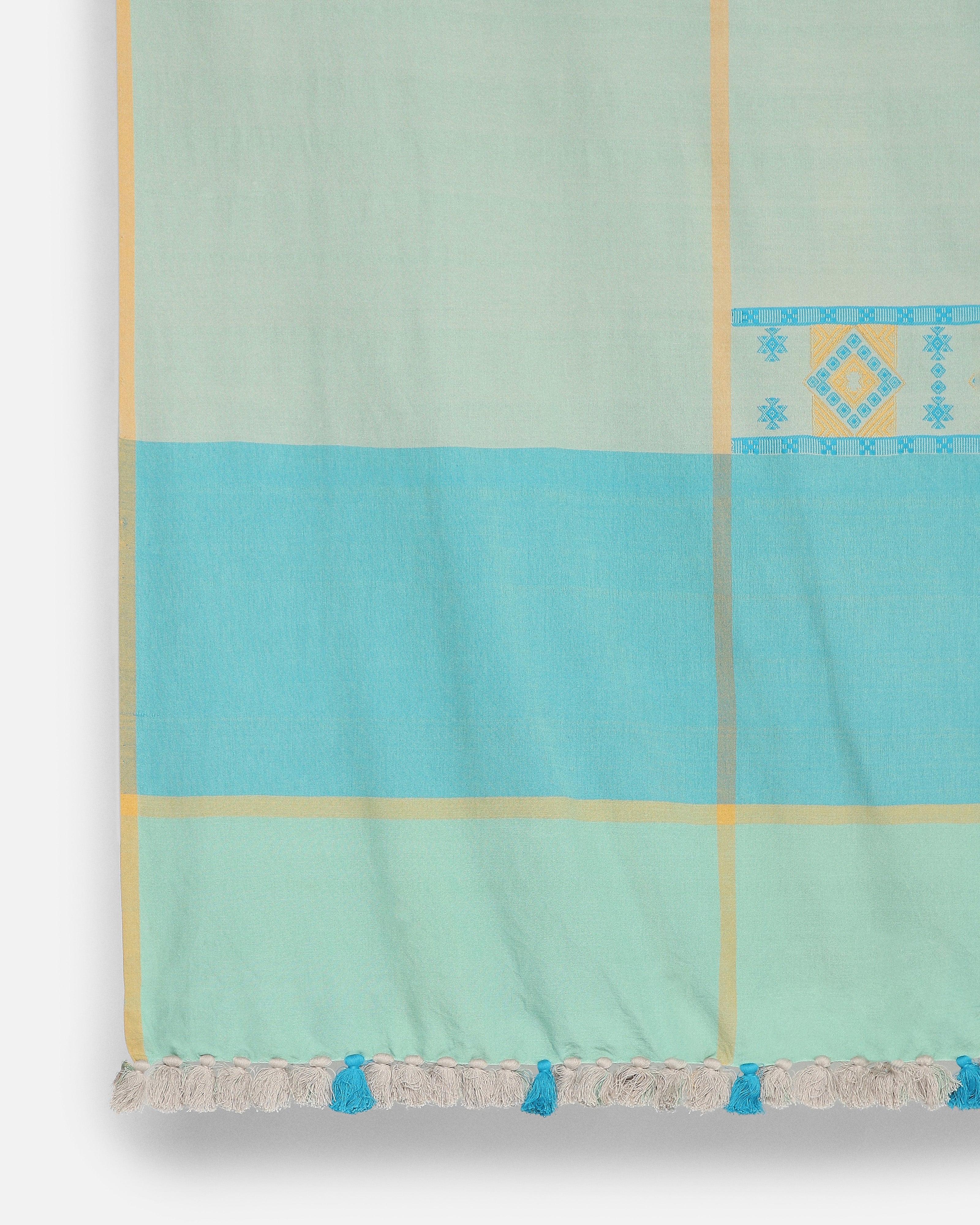 Krunal Bhujodi Extra Weft Cotton Bed Cover