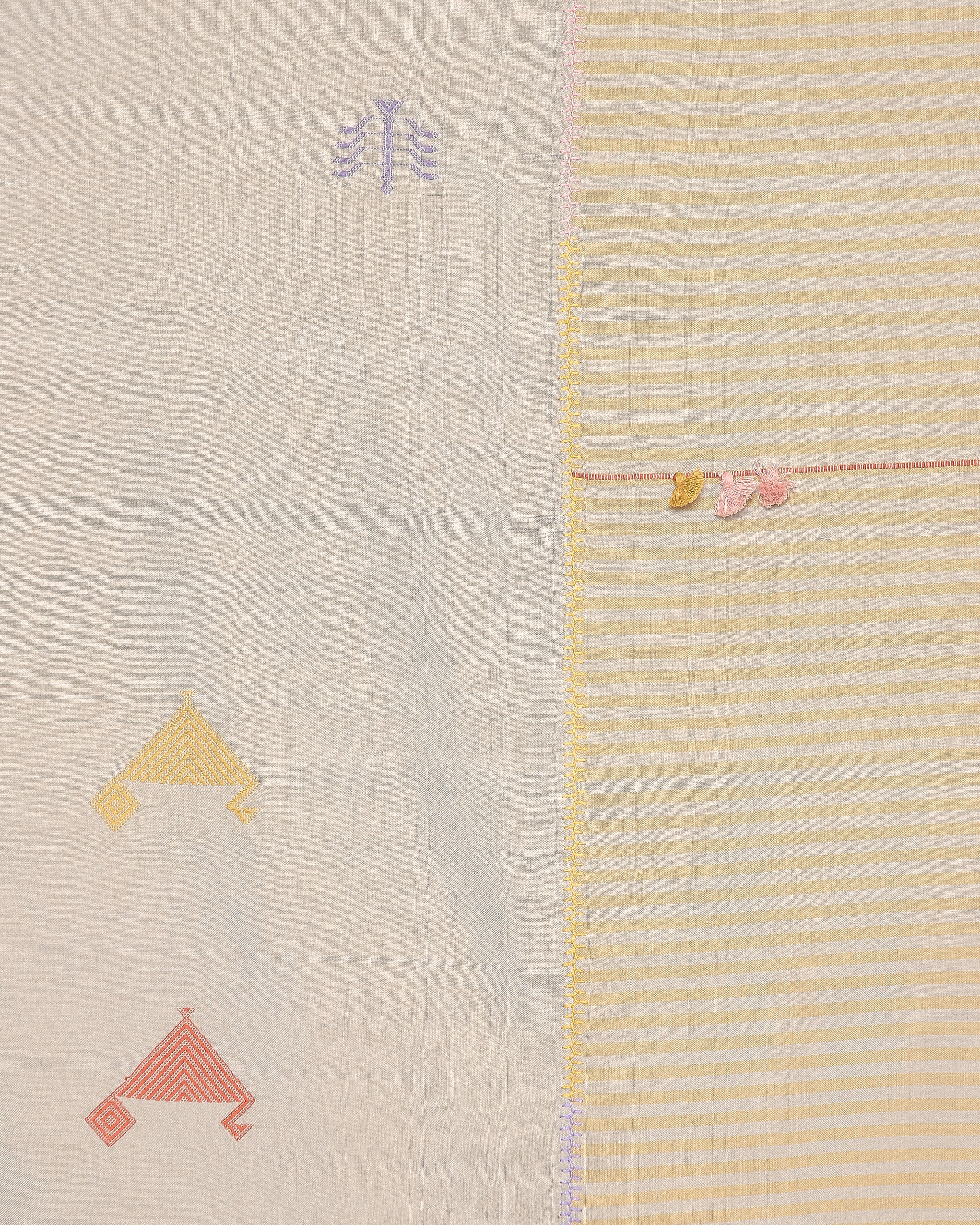 Kanishk Bhujodi Extra Weft Cotton Bed Cover