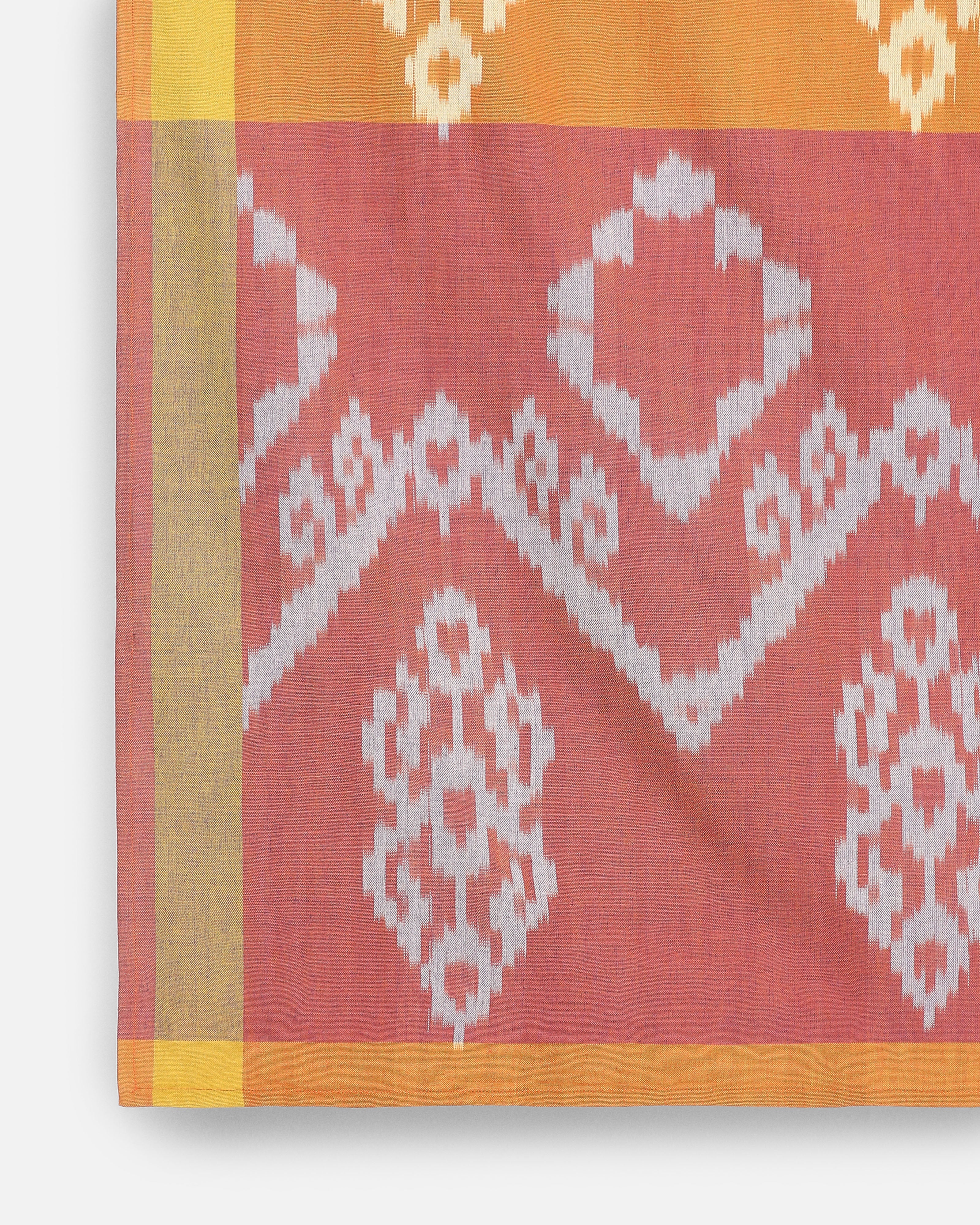 Taara Pochampally Warp Ikat Cotton Bed Cover