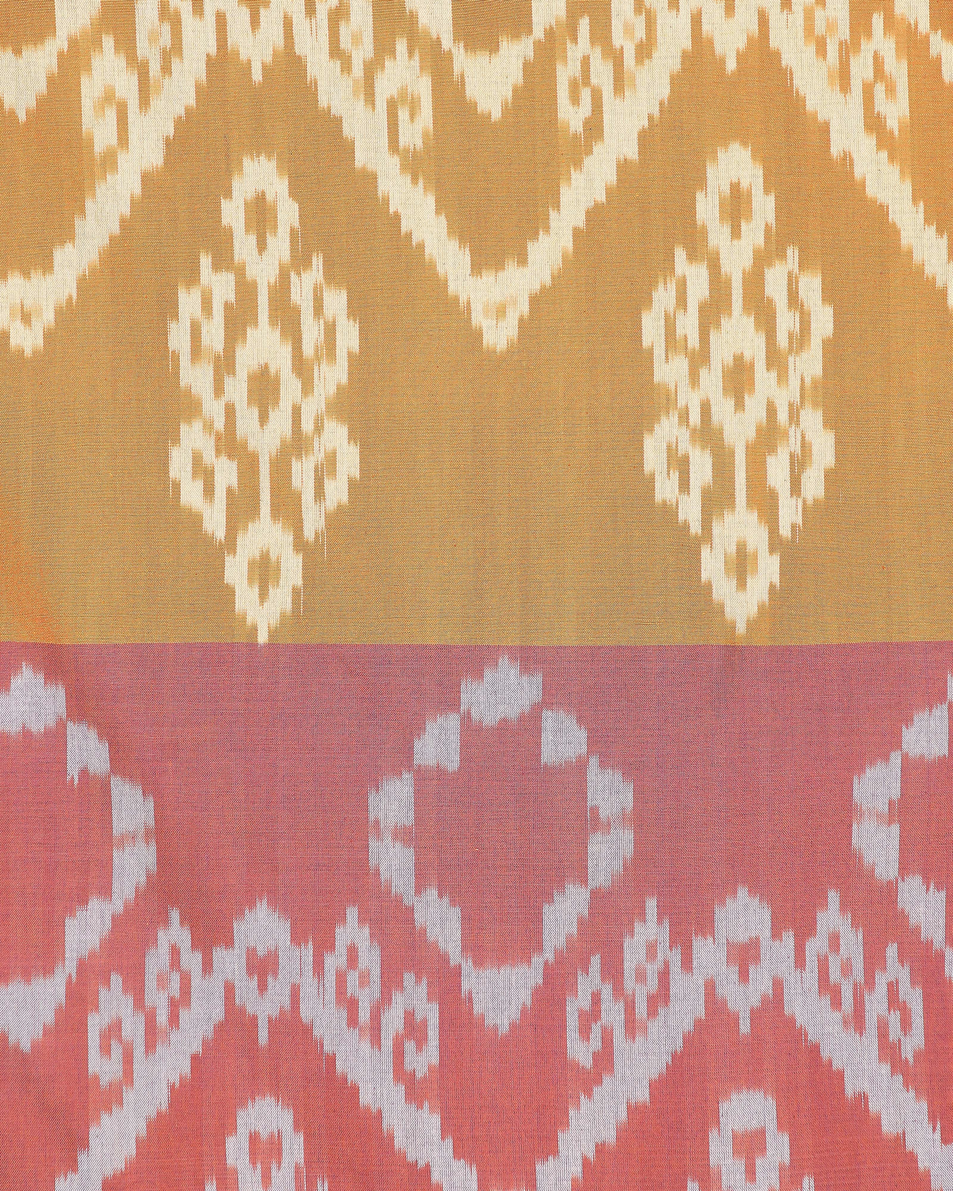 Taara Pochampally Warp Ikat Cotton Bed Cover