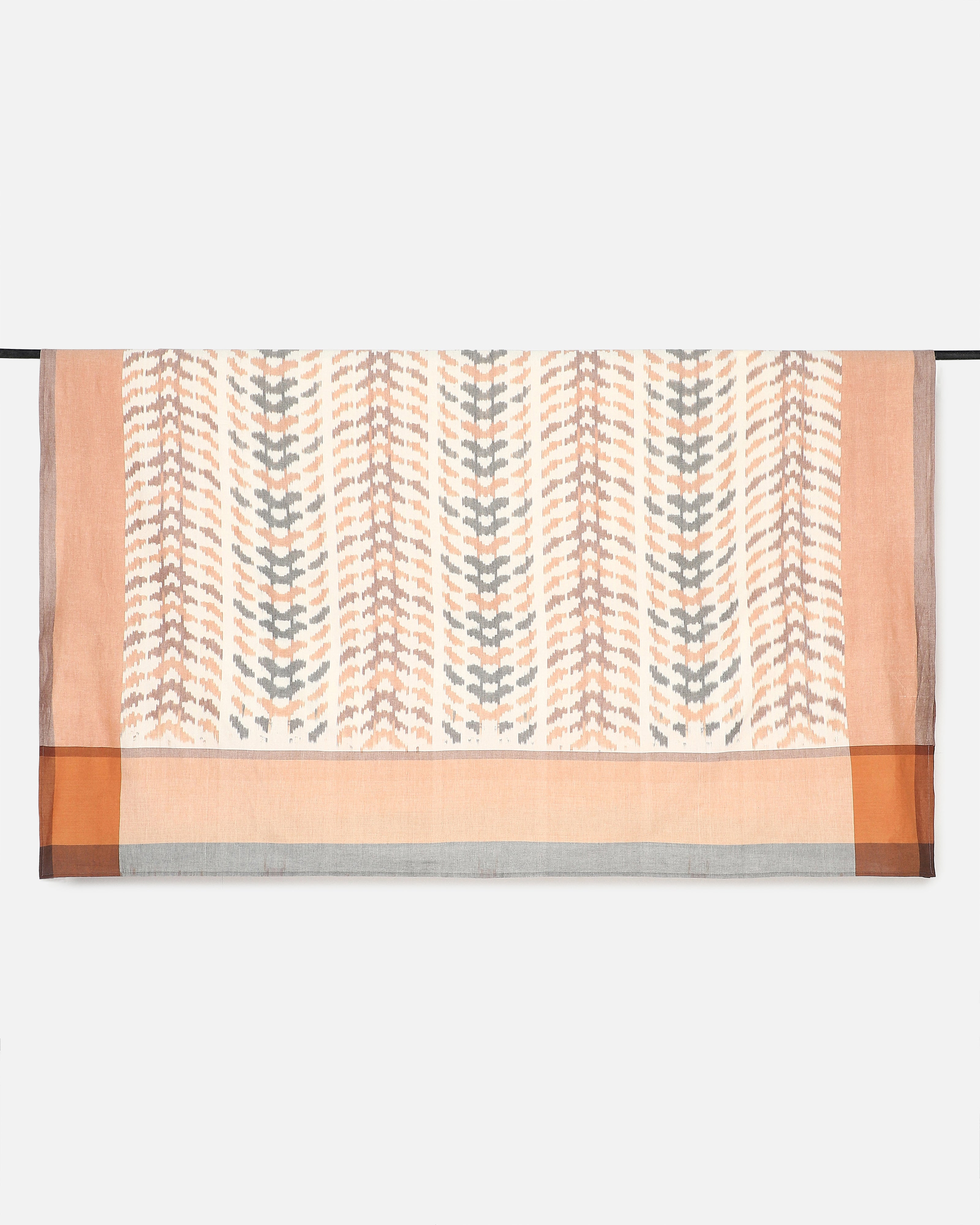 Vidhi Pochampally Warp Ikat Cotton Bed Cover