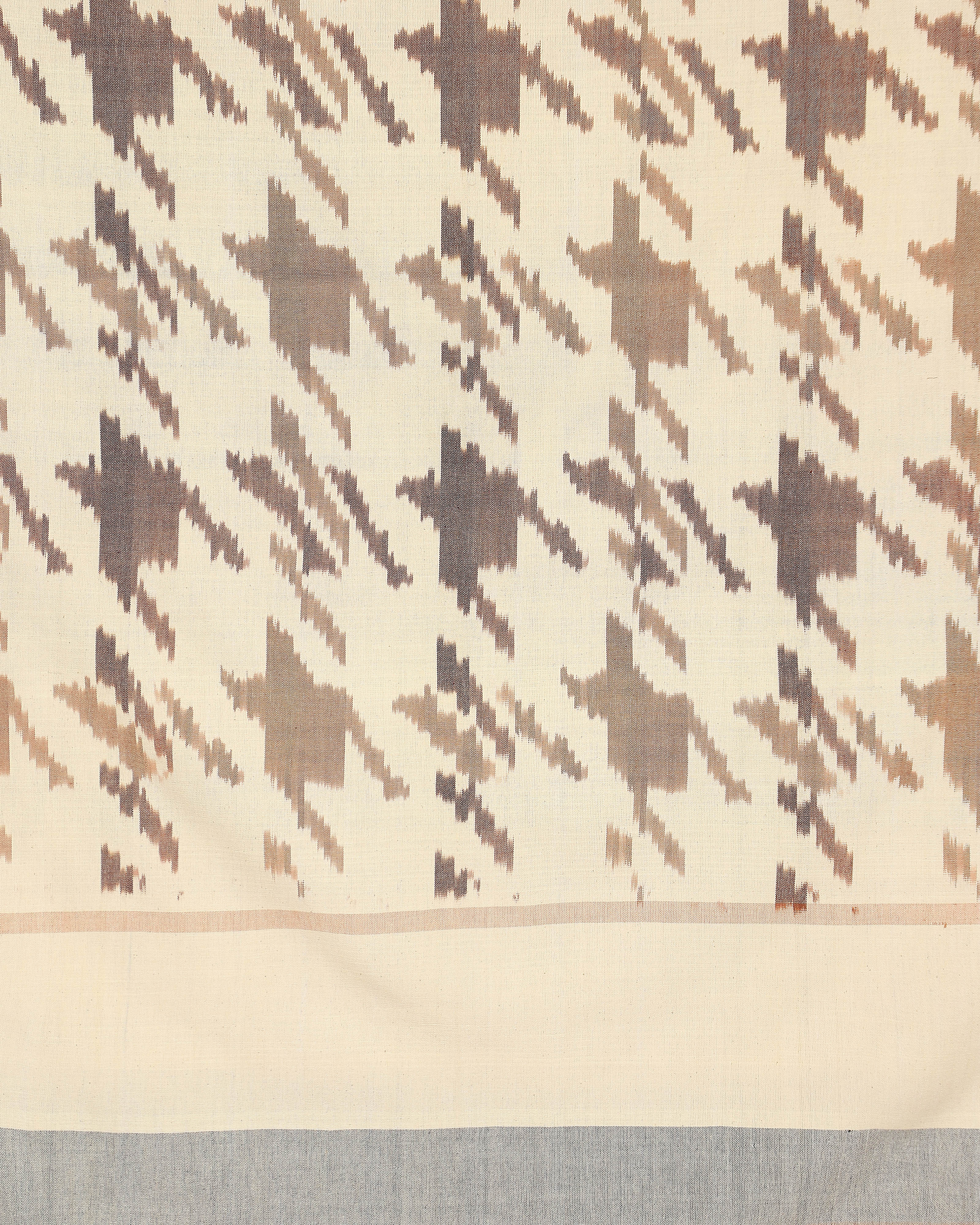 Chetan Pochampally Warp Ikat Cotton Bed Cover