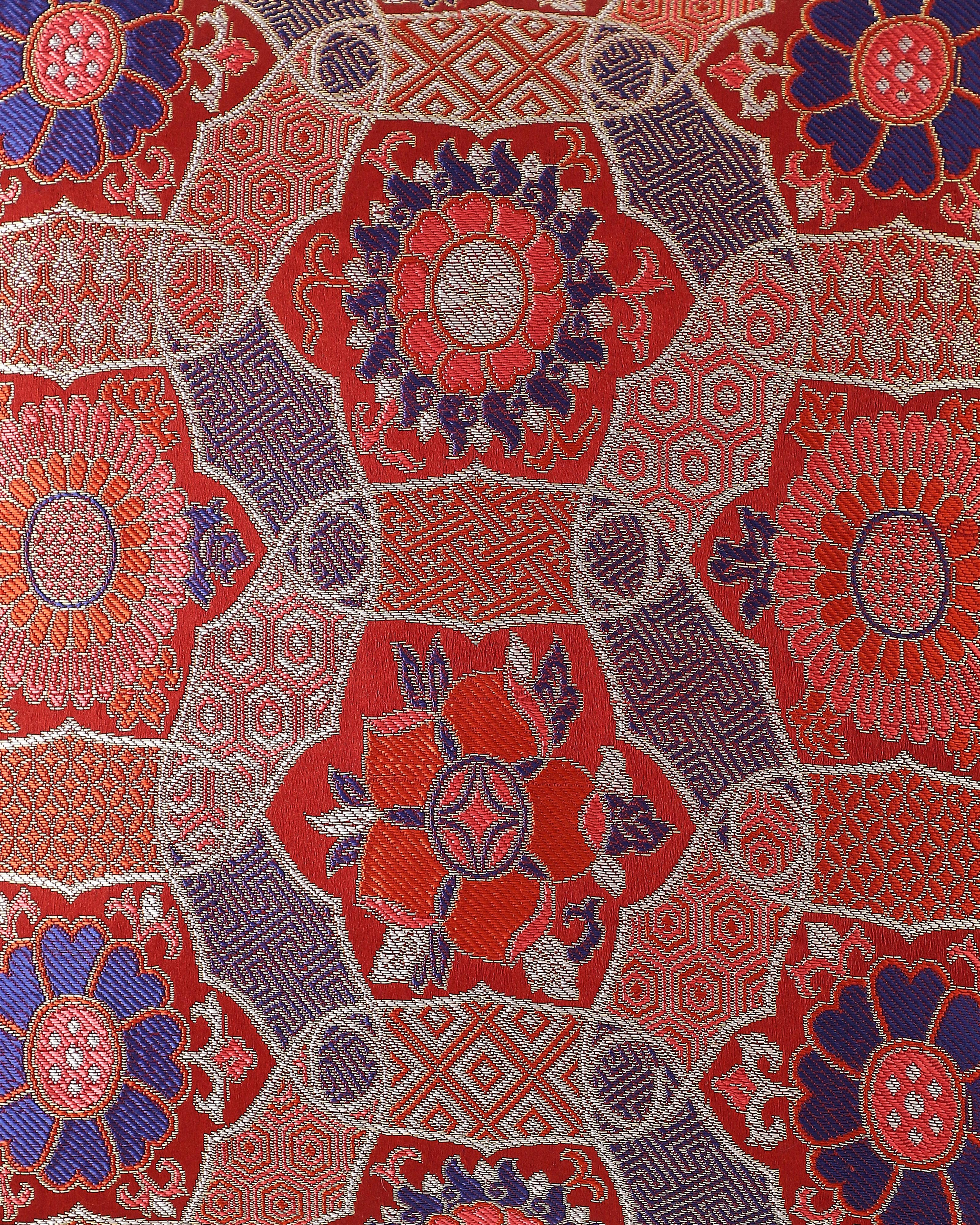 Melanea Banarasi Gyasar Silk Viscose Cushion Cover