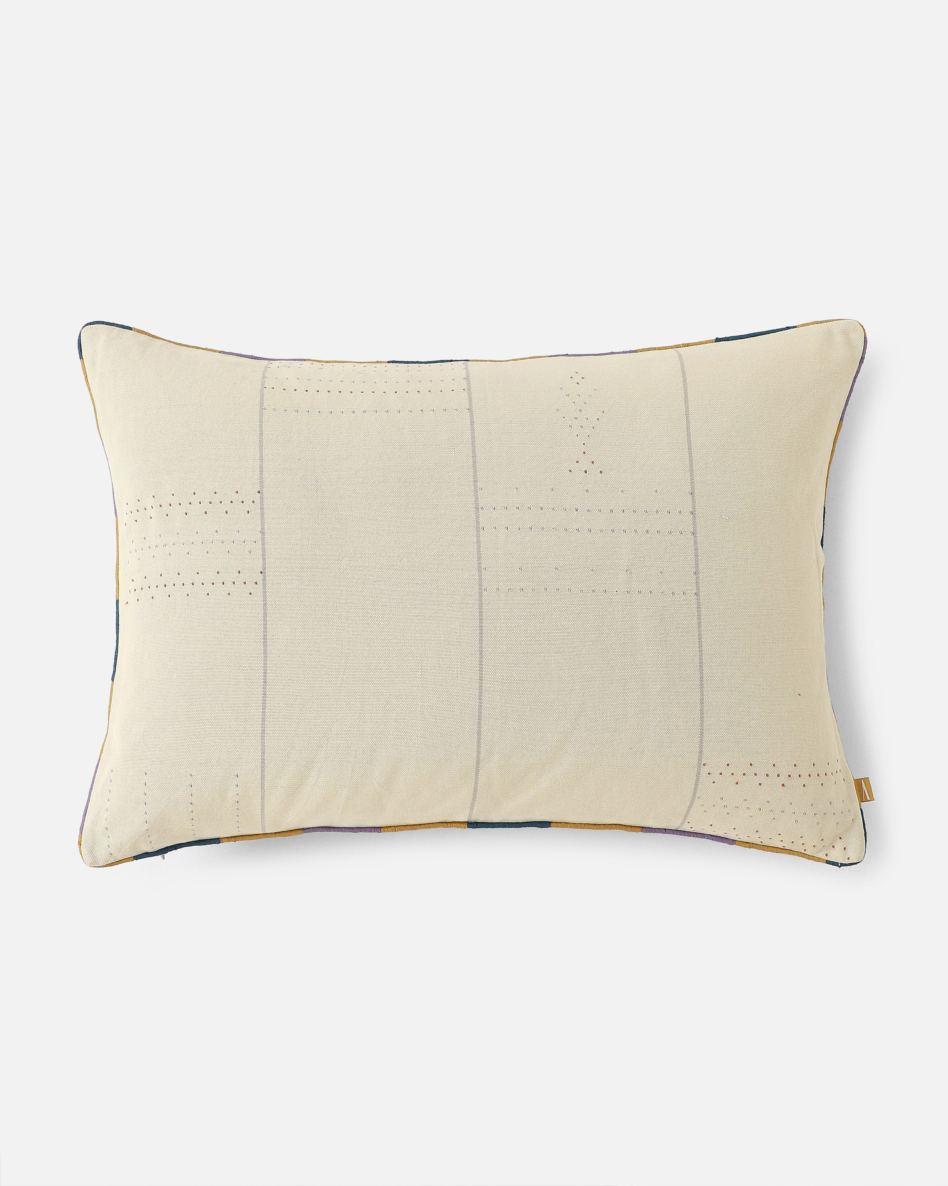 Checks Bhujodi Tangalia Cotton Cushion Cover