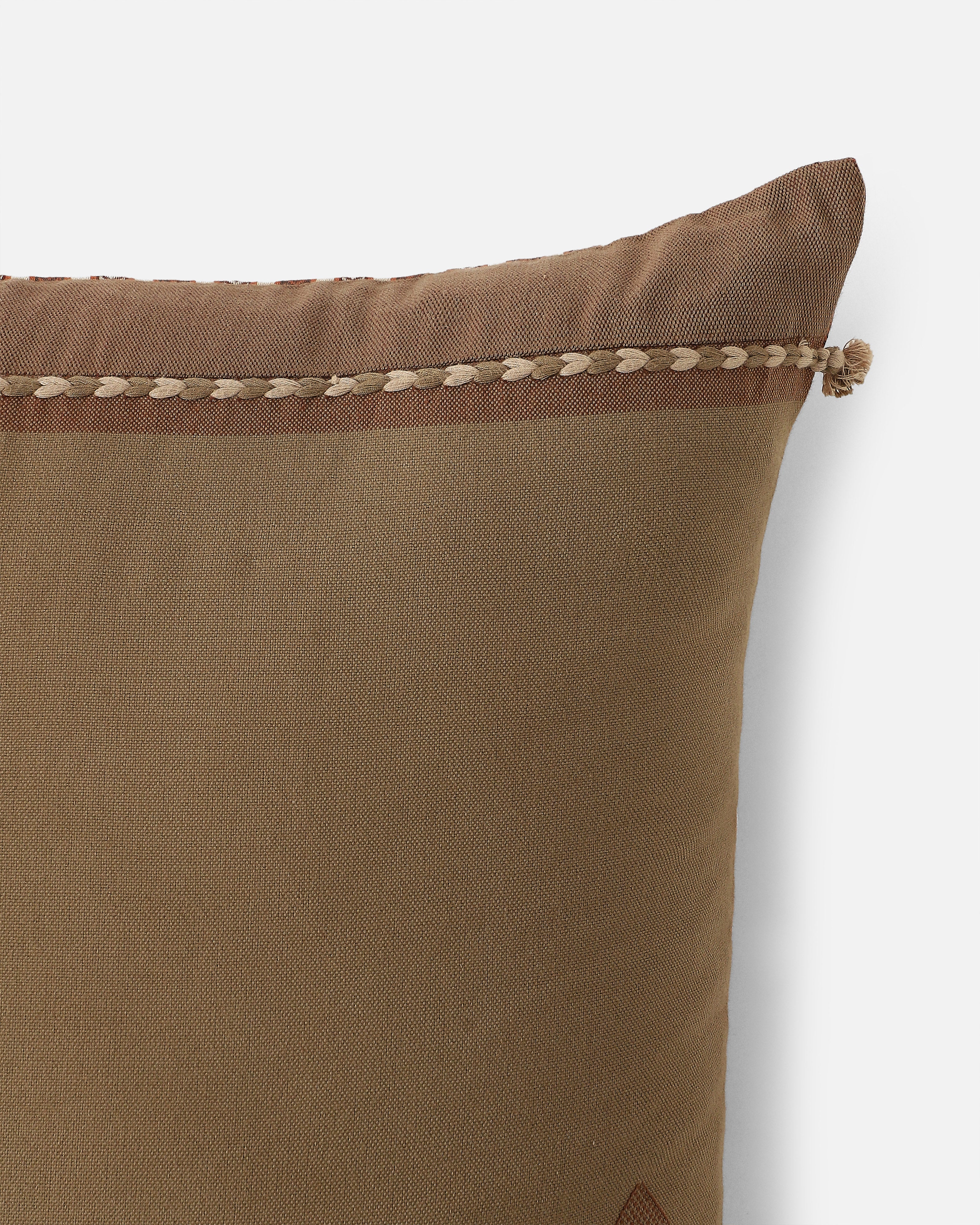 Surat Bhujodi Extra Weft Cotton Cushion Cover