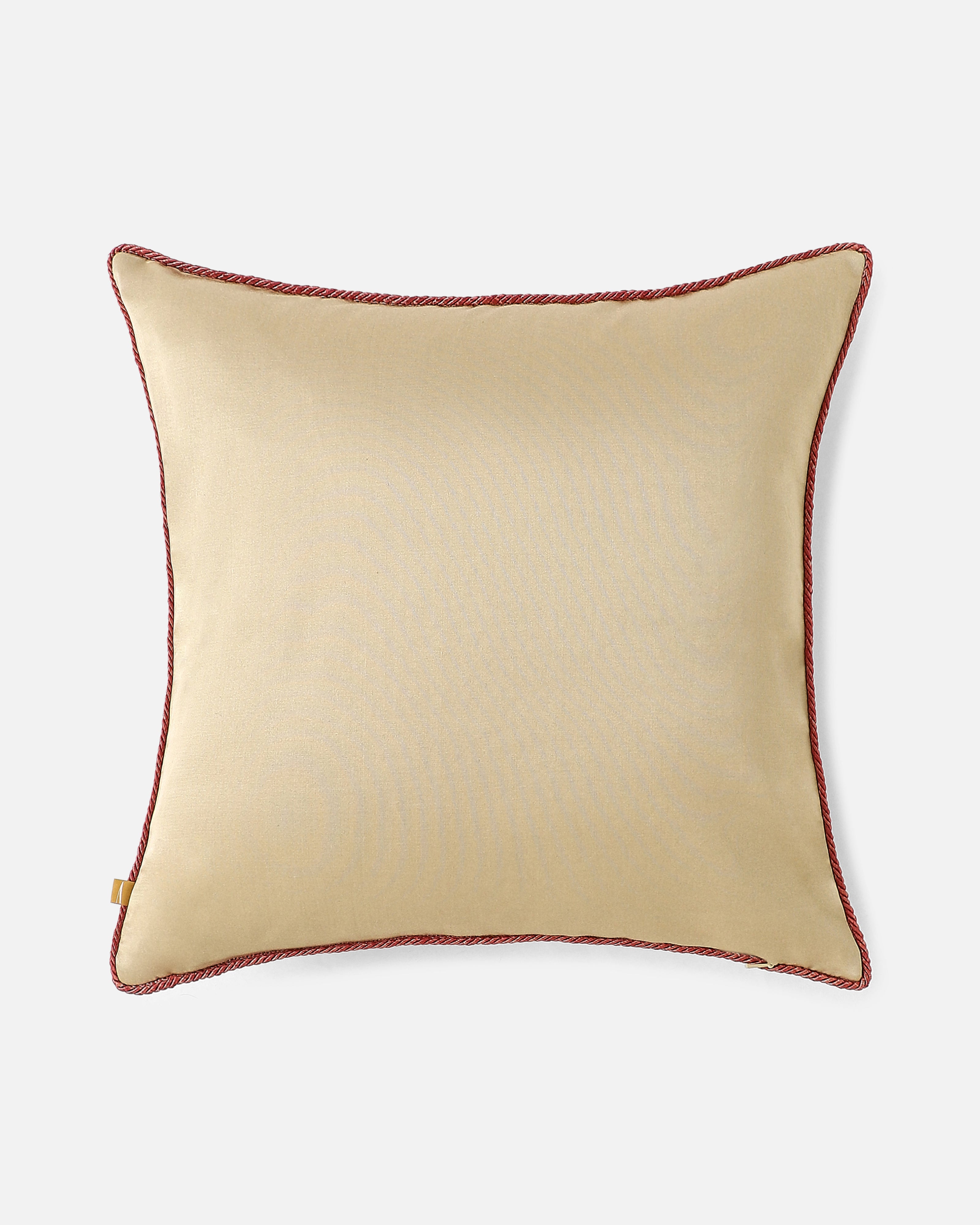 Kaara Banarasi Satin Brocade Silk Viscose Cushion Cover
