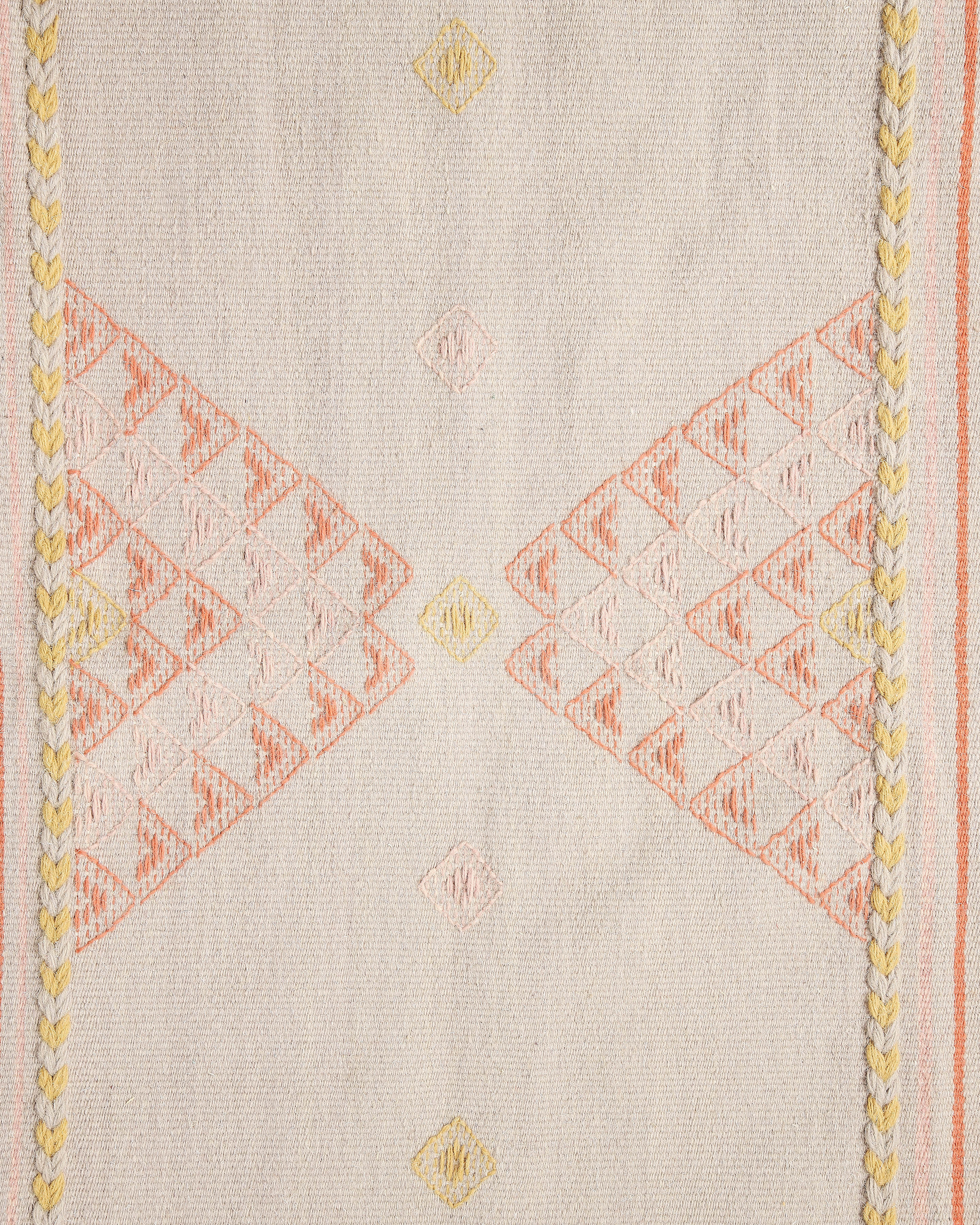 Avni Bhujodi Extra Weft Cotton Wool Rug
