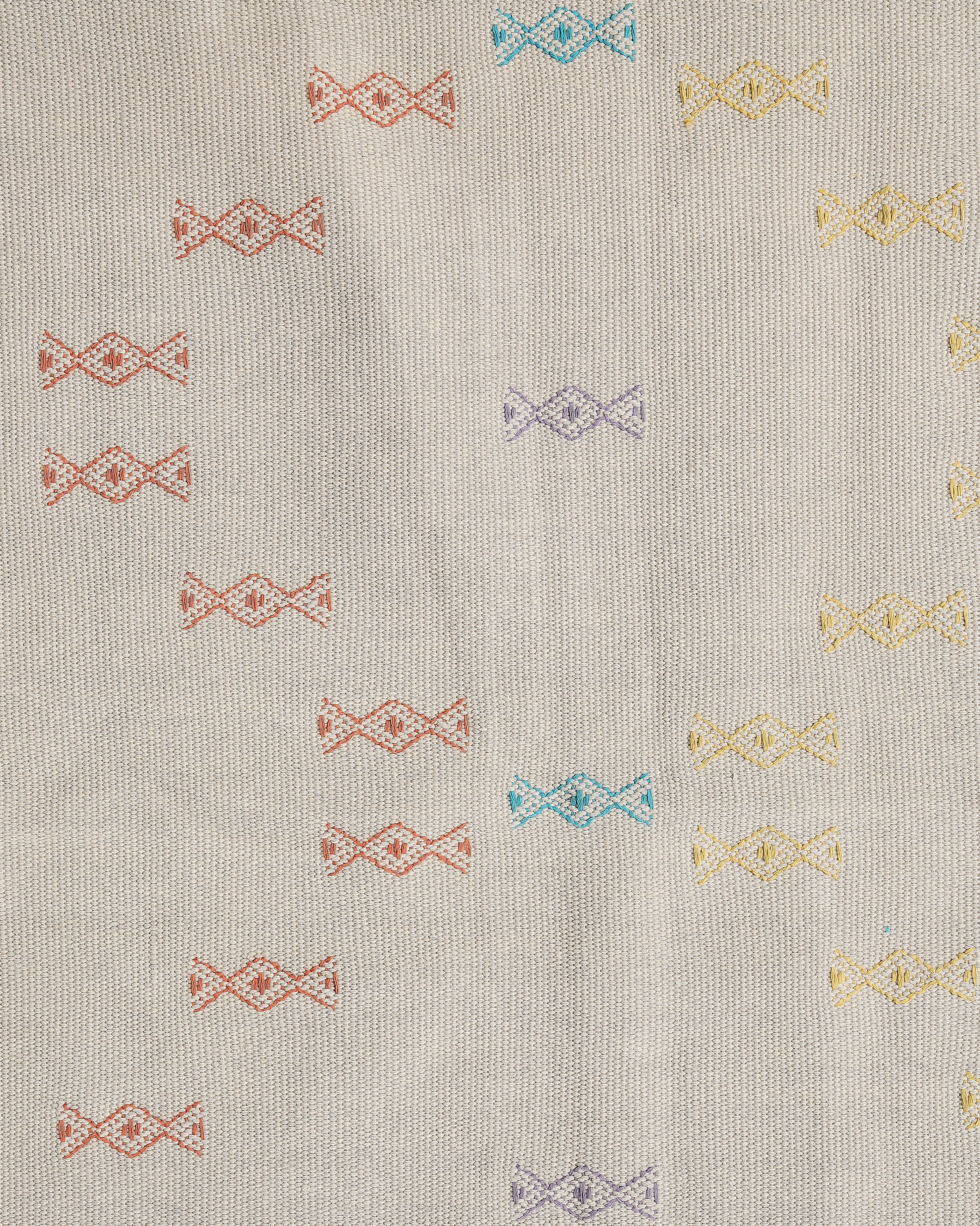 Manan Bhujodi Extra Weft Cotton Rug