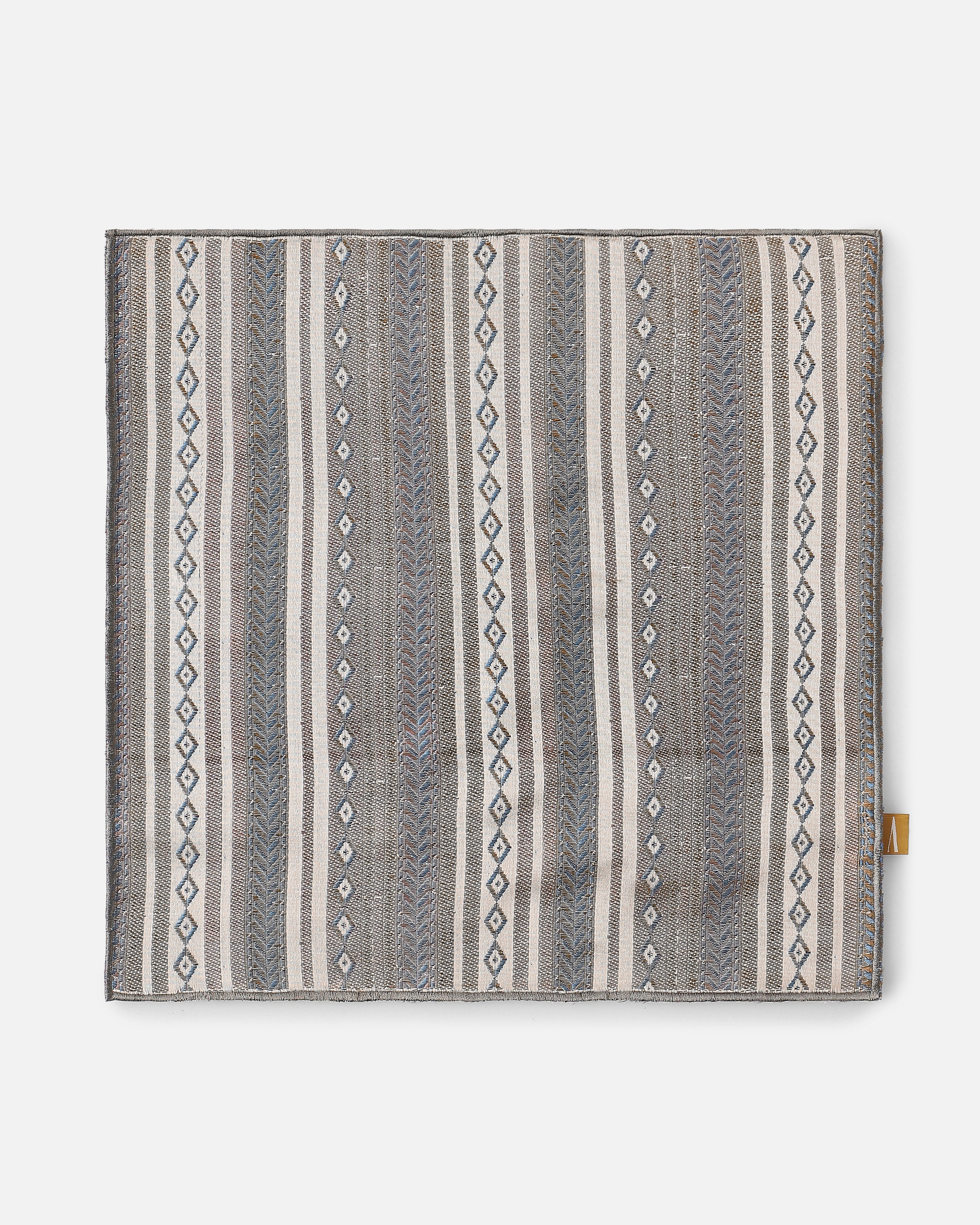 Jharokha Banarasi Tanchoi Silk Pocket Square