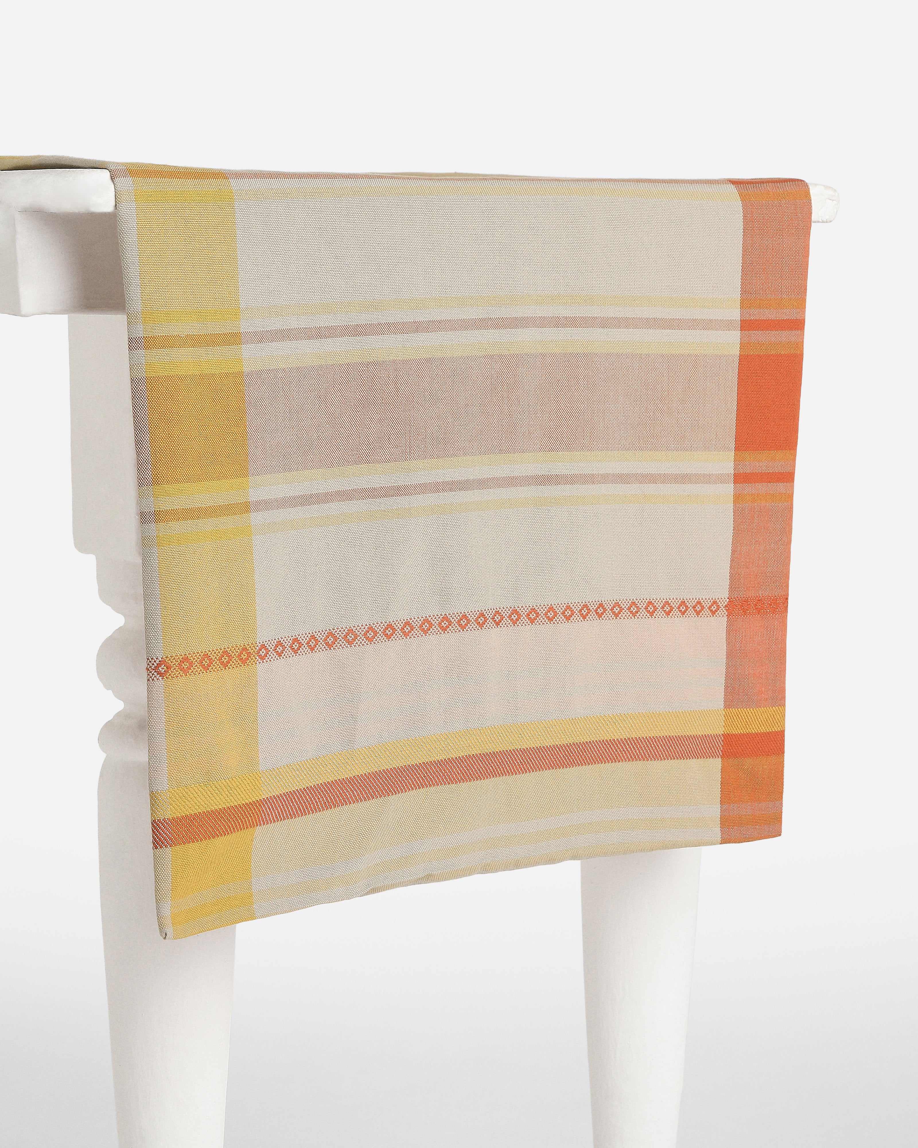 Som Bhujodi Extra Weft Cotton Table Runner