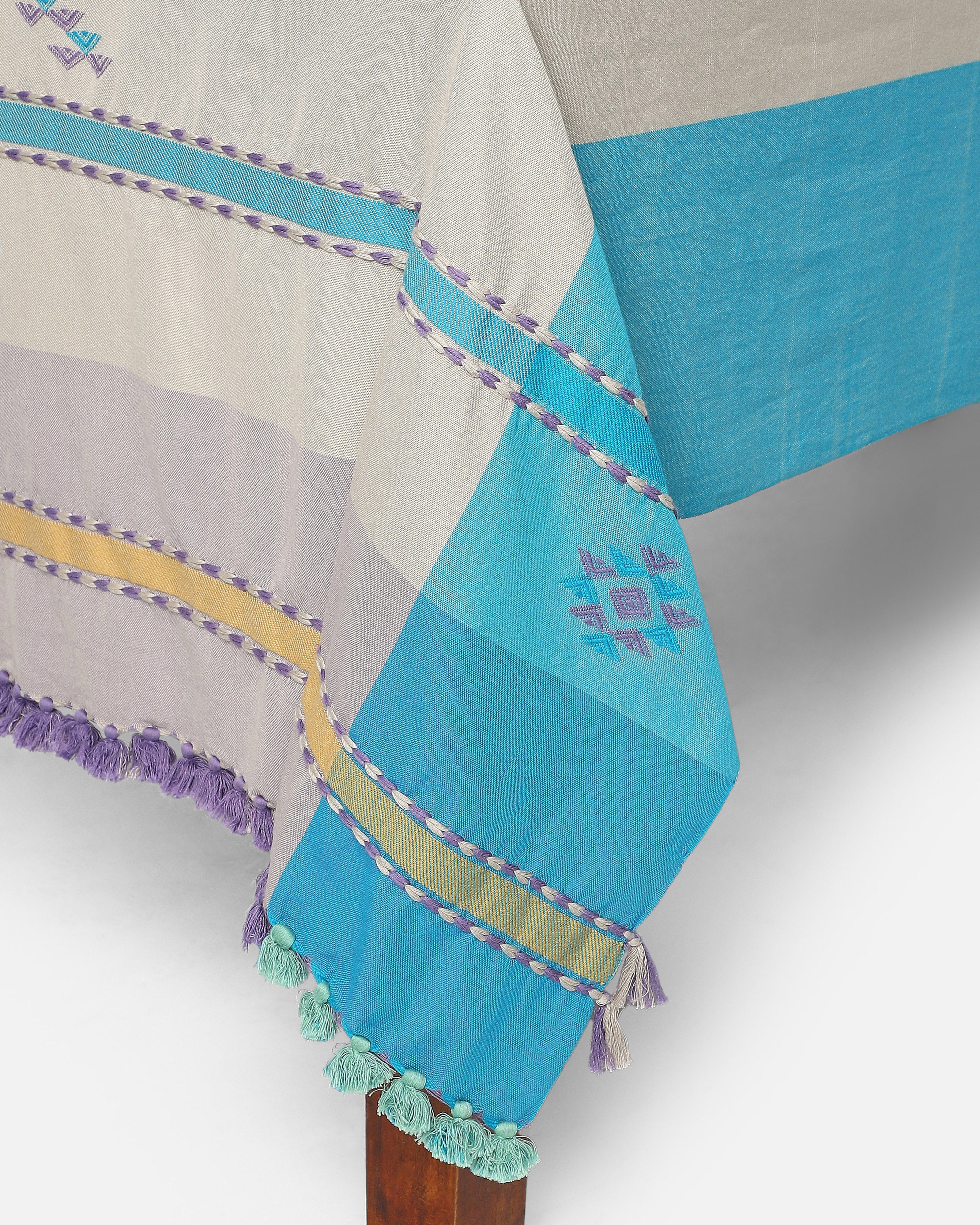 Nitin Bhujodi Extra Weft Cotton Table Cover