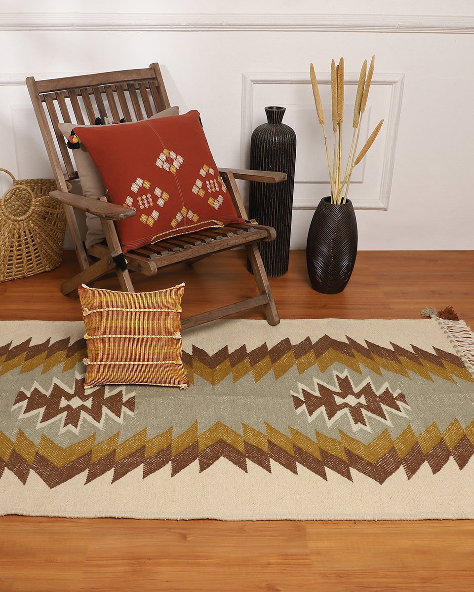 Sneha Bhujodi Kharad Cotton Wool Rug