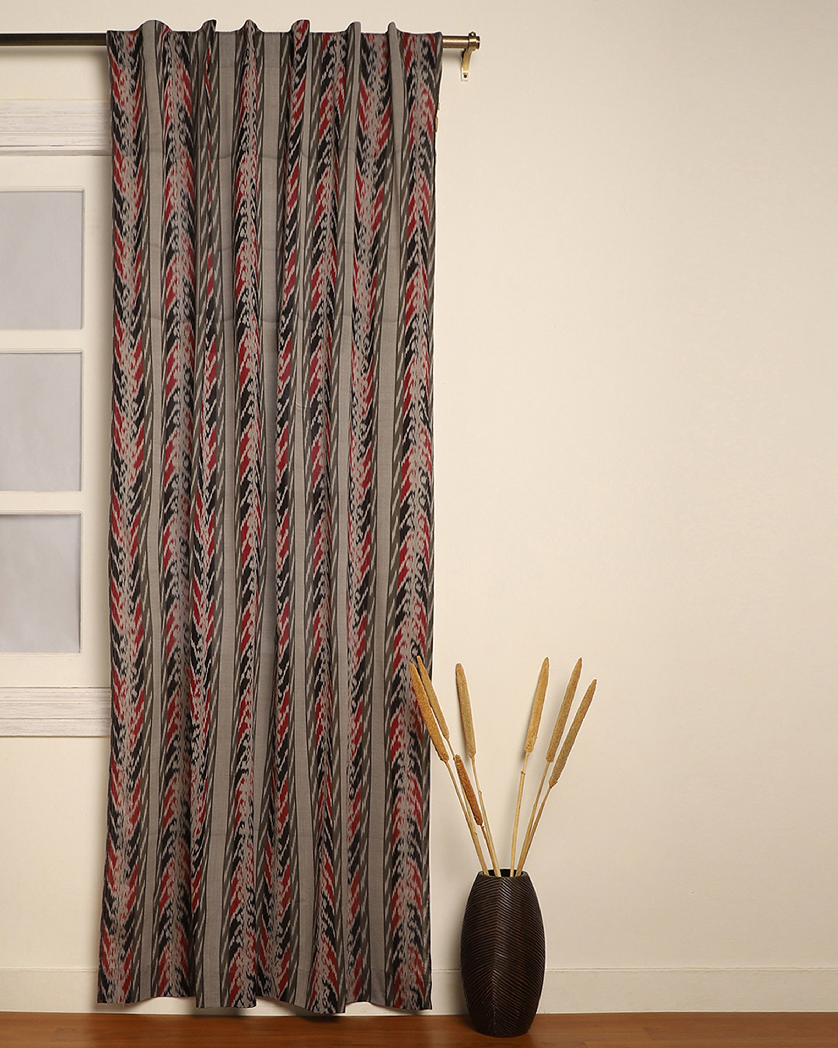 Shalena Pochampally Warp Ikat Cotton Curtain