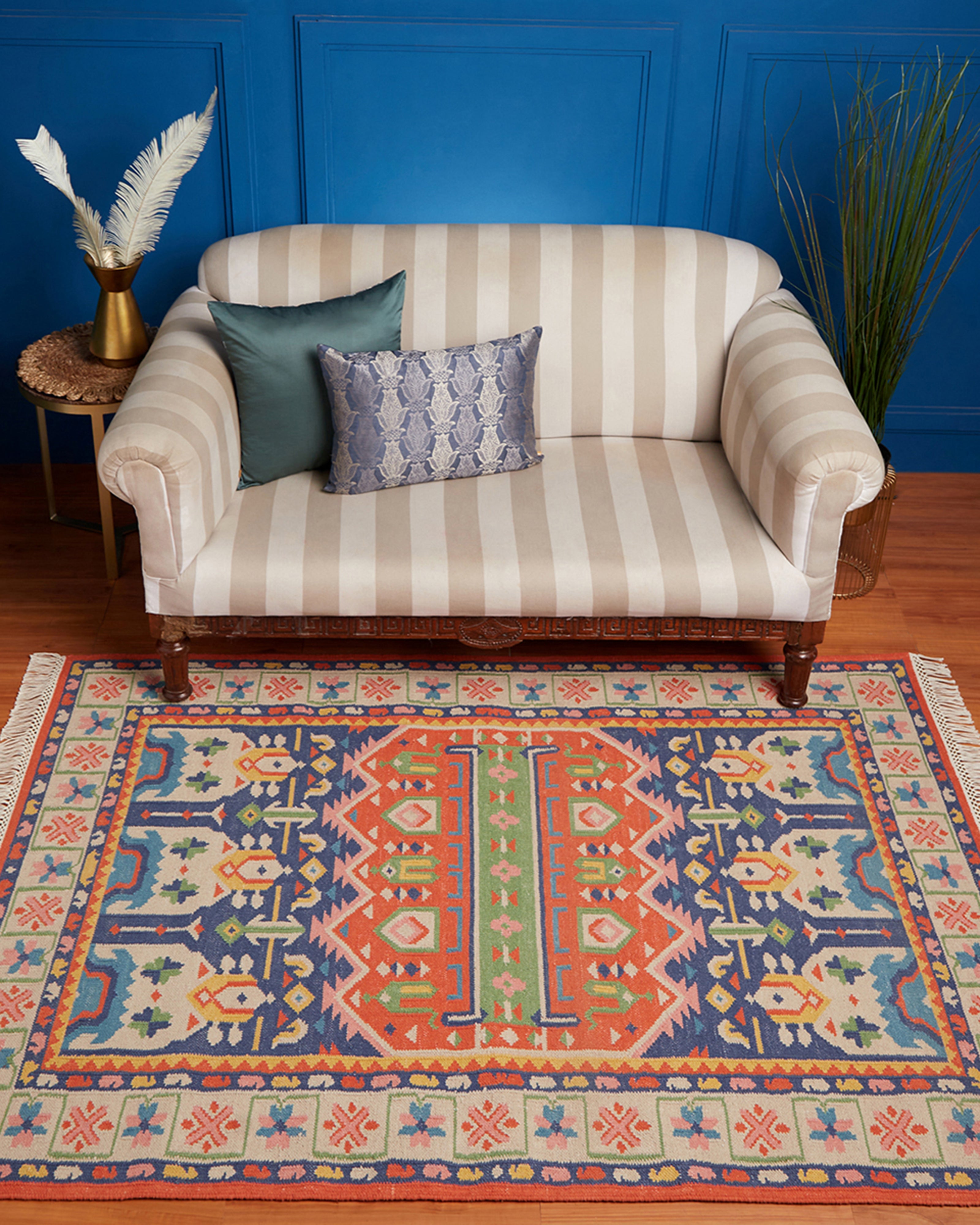 Puri Bhadohi Panja Cotton Rug