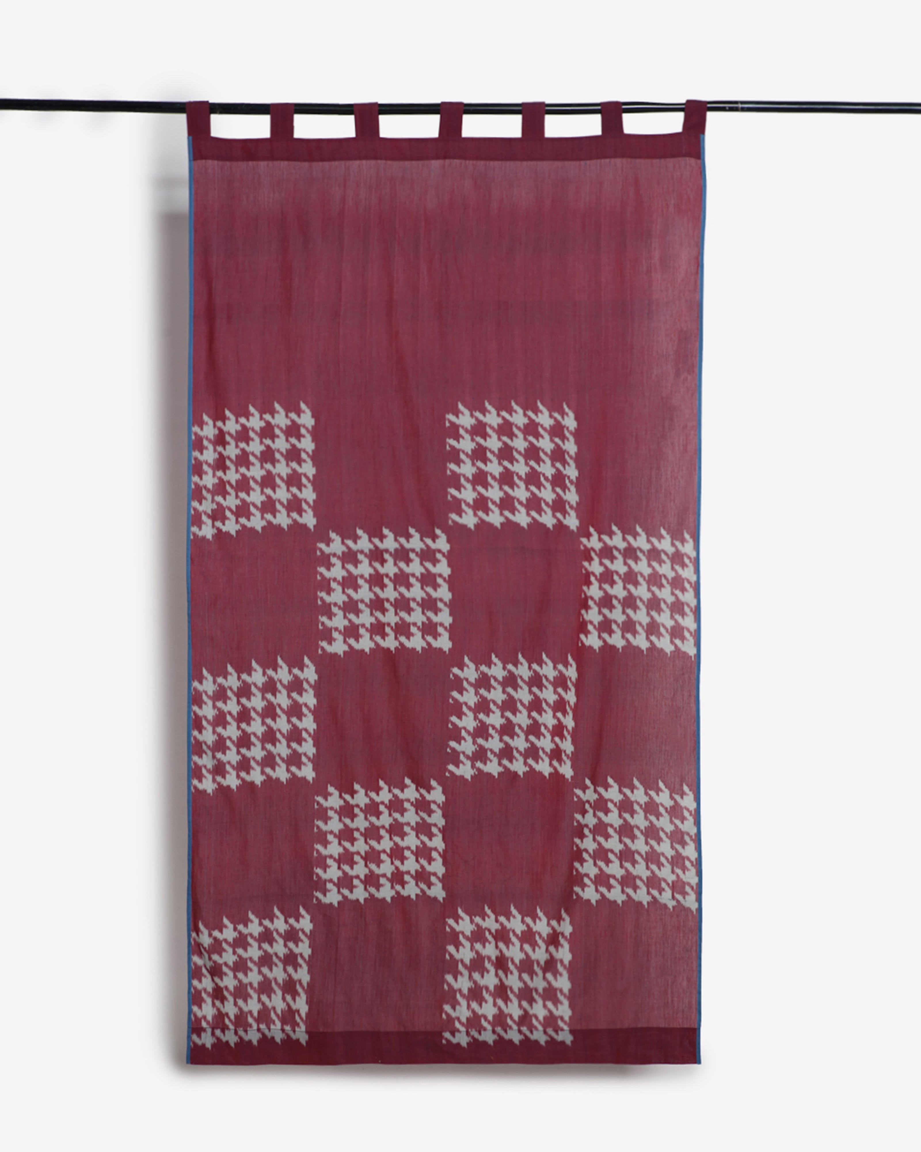 Pere Weft Ikat Cotton Curtain