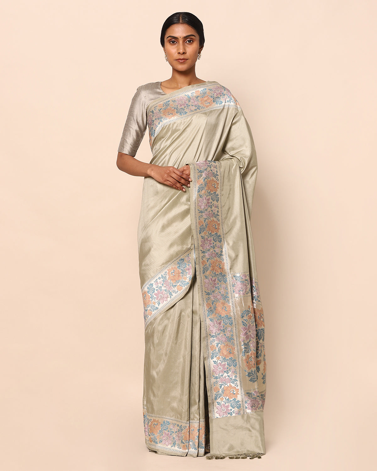Parsi Banarasi Kadwa Silk Saree