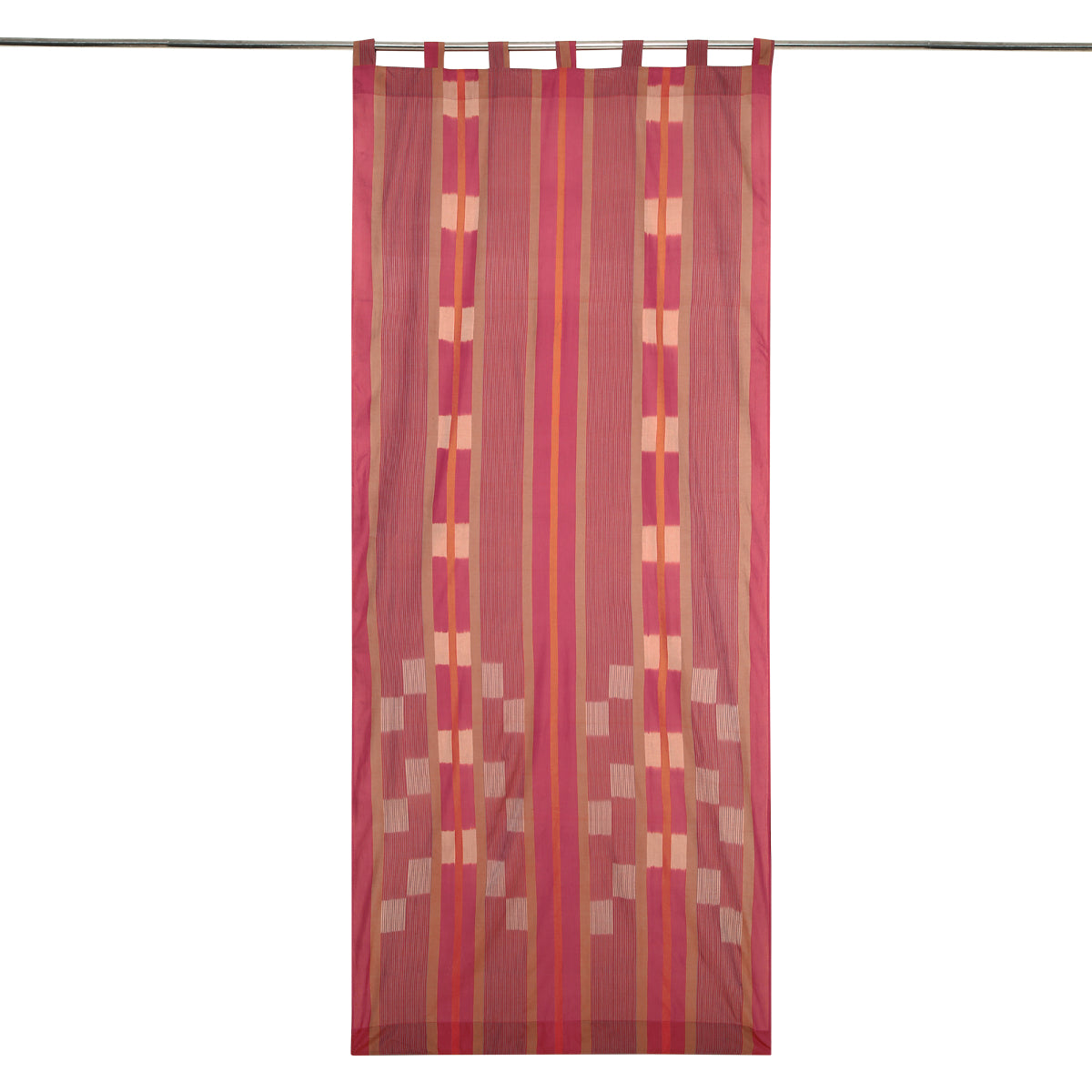 Ghana Warp Ikat Cotton Curtain